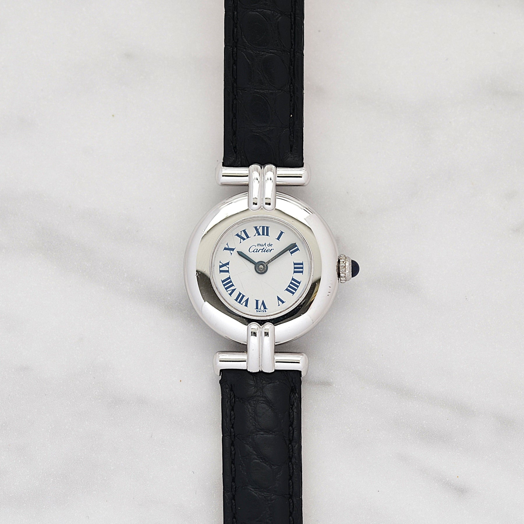 Cartier】カルティエ マストコリゼ Silver 純正Dバックル付き