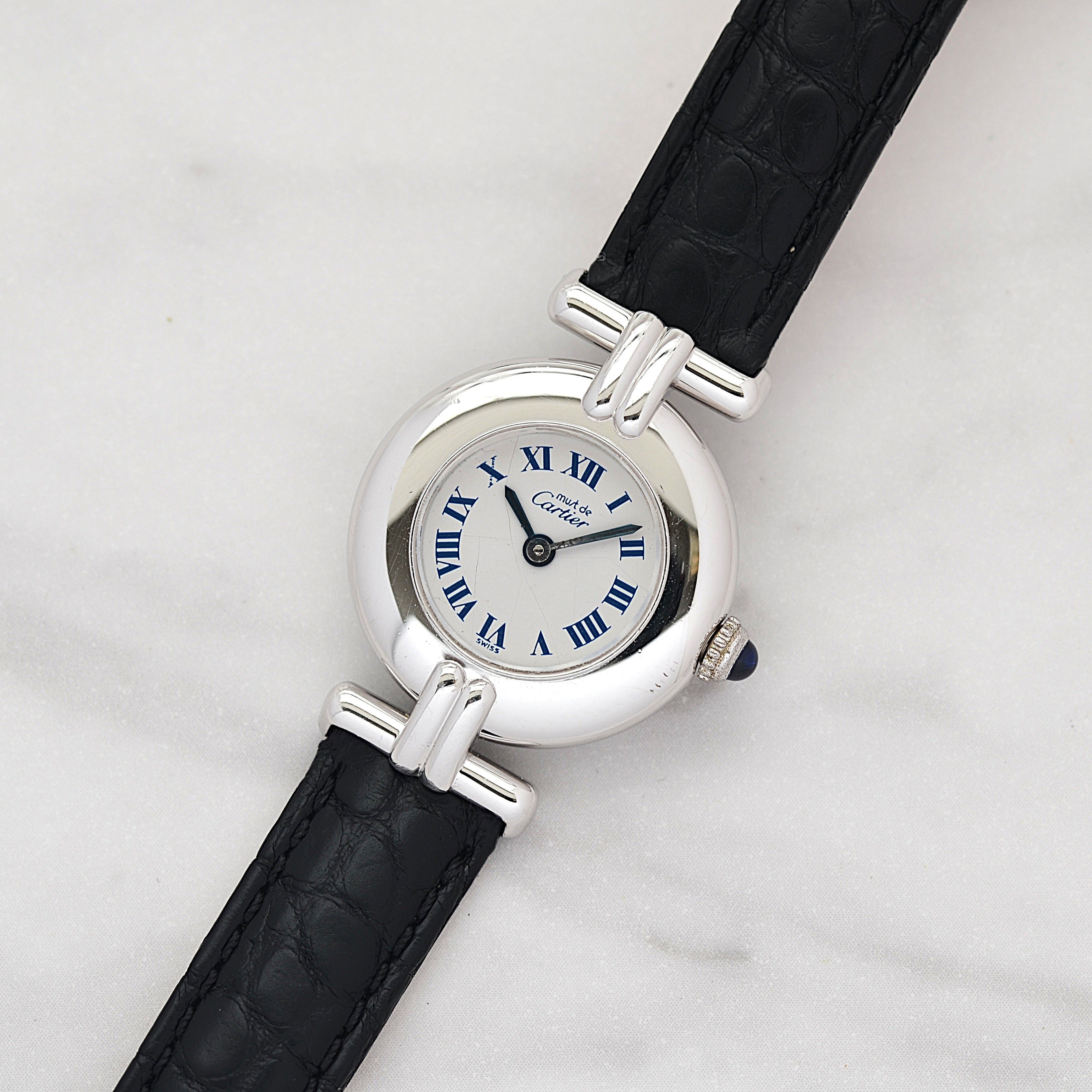 【Cartier】カルティエ マストコリゼ Silver  純正Dバックル付き