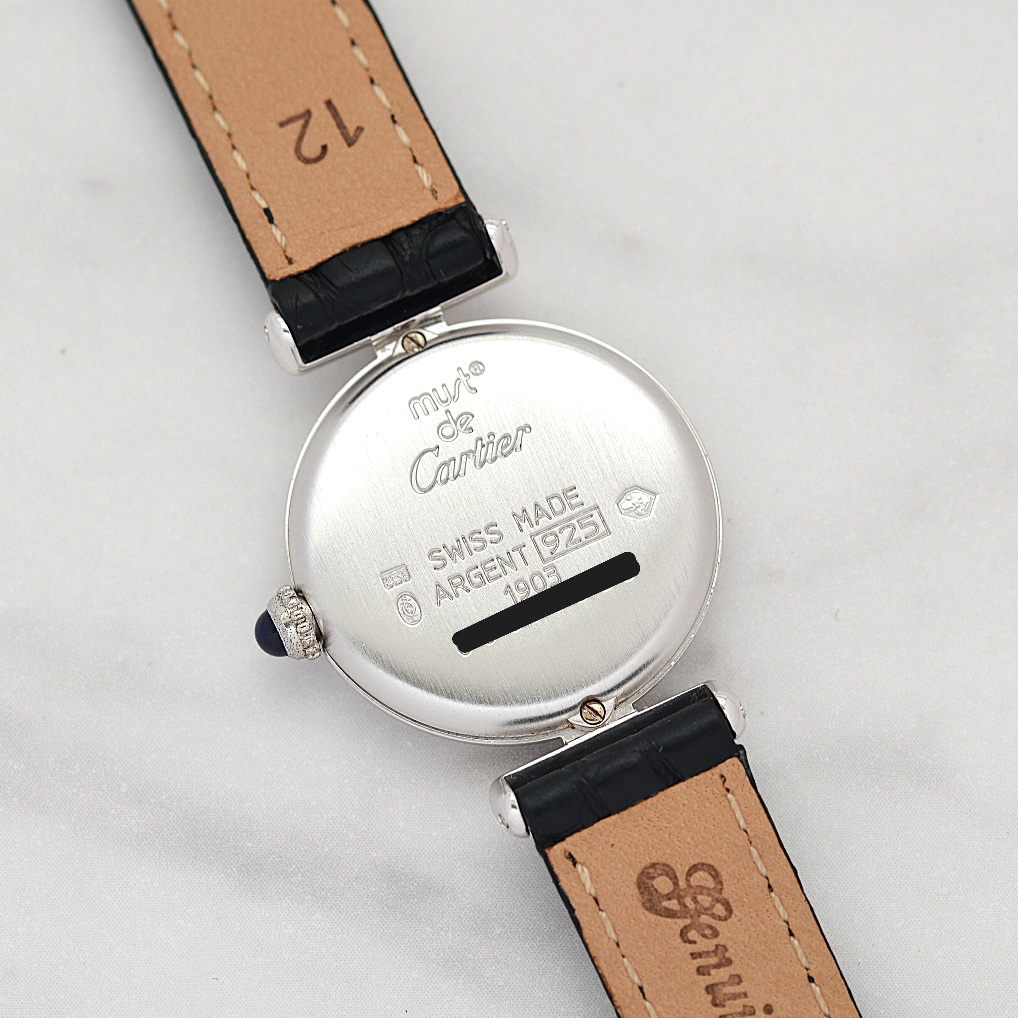 【Cartier】カルティエ マストコリゼ Silver  純正Dバックル付き