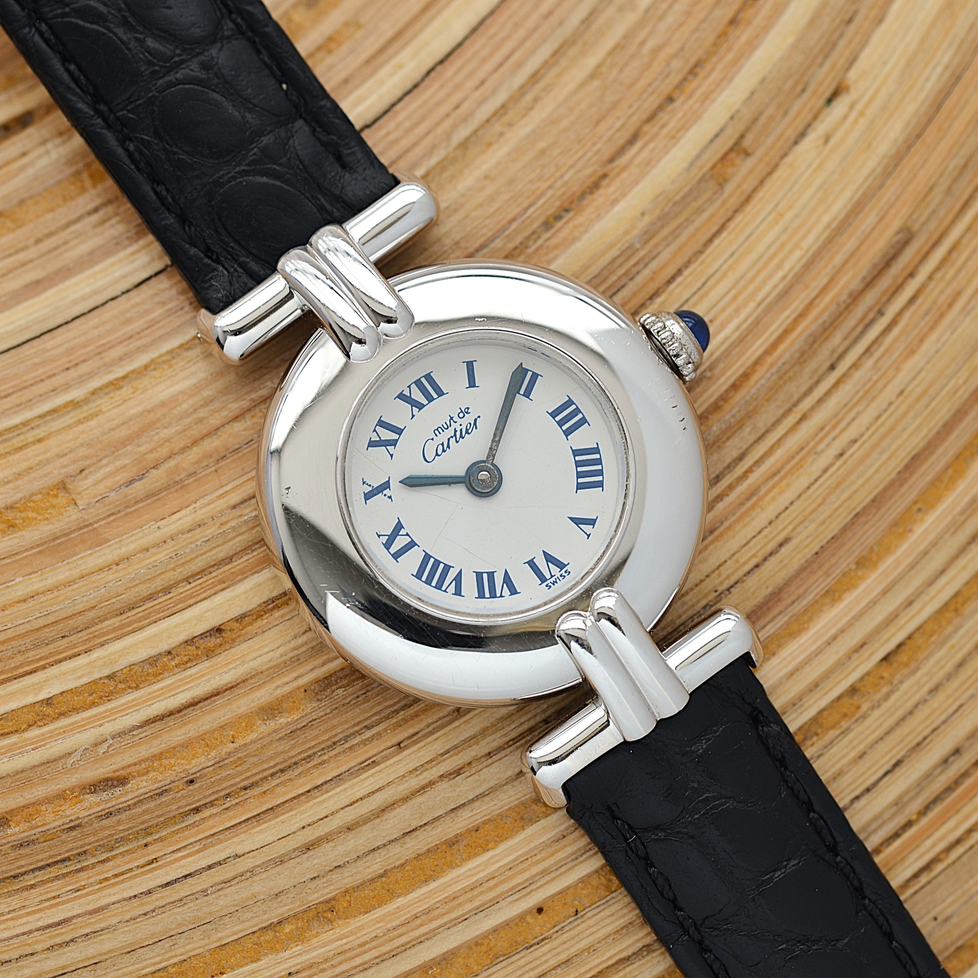 【Cartier】カルティエ マストコリゼ Silver  純正Dバックル付き