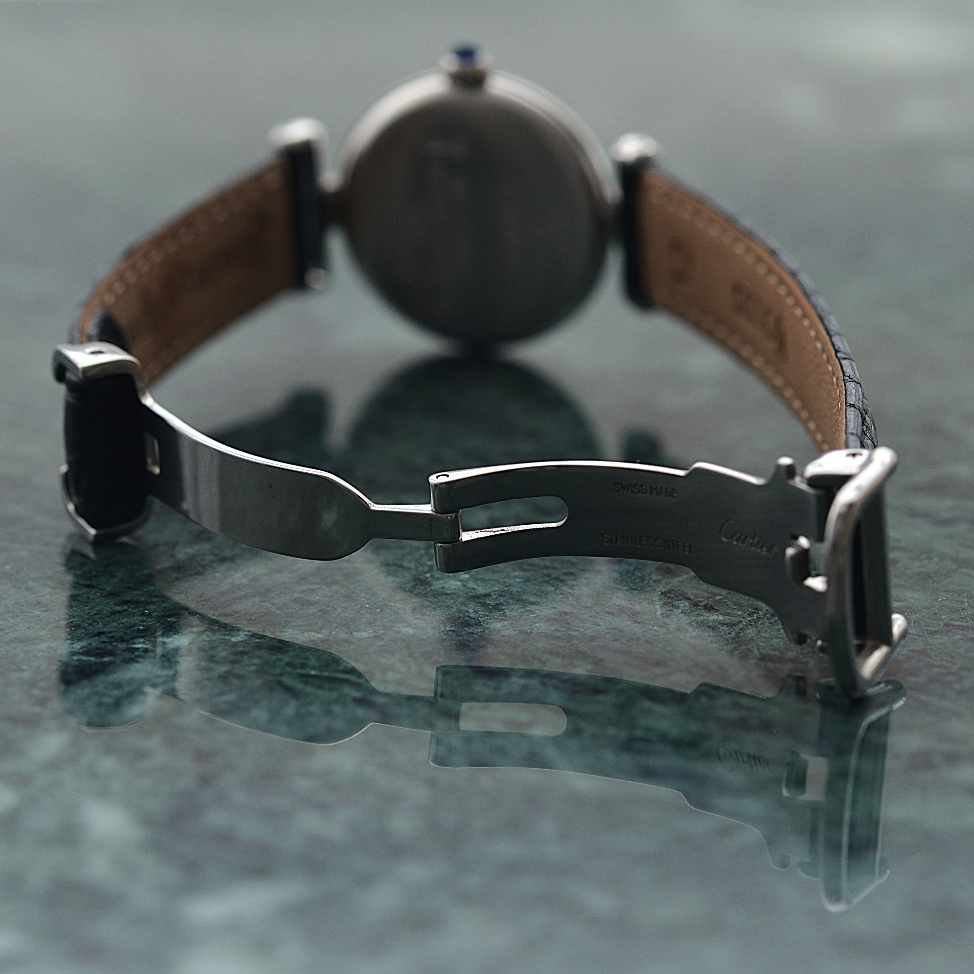 【Cartier】カルティエ マストコリゼ Silver  純正Dバックル付き