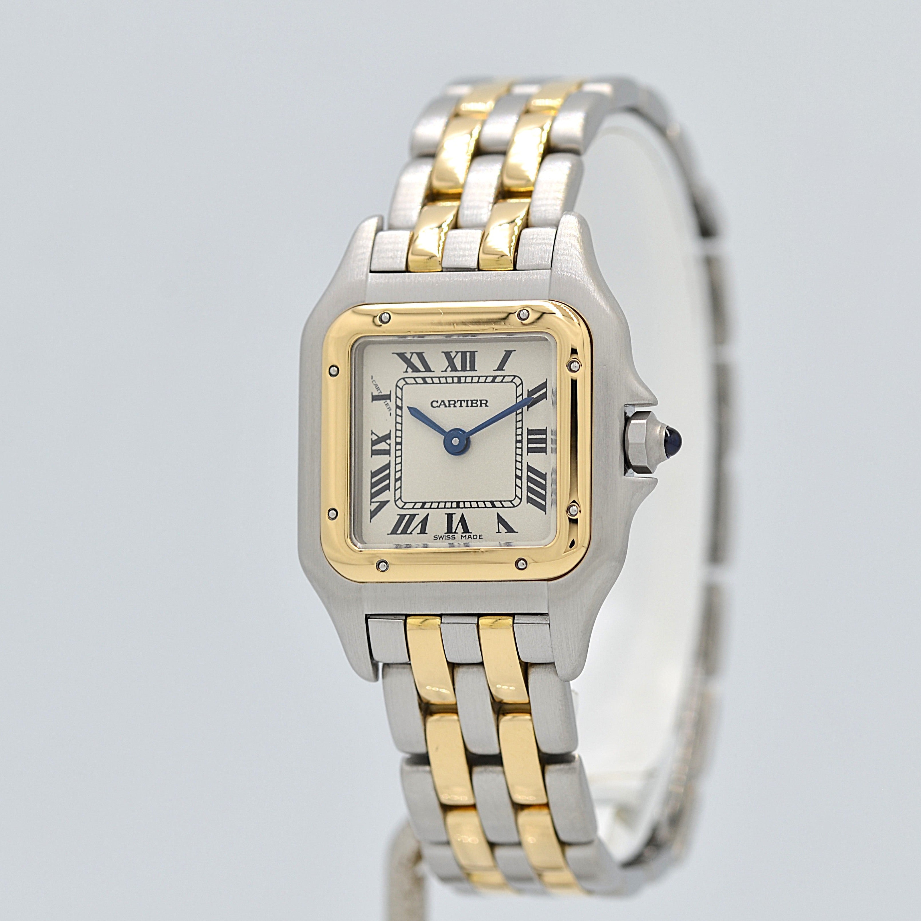 [Cartier] Cartier Panthère SM 2-Row 18K Yellow Gold x Stainless Steel. Complete Cartier Service.