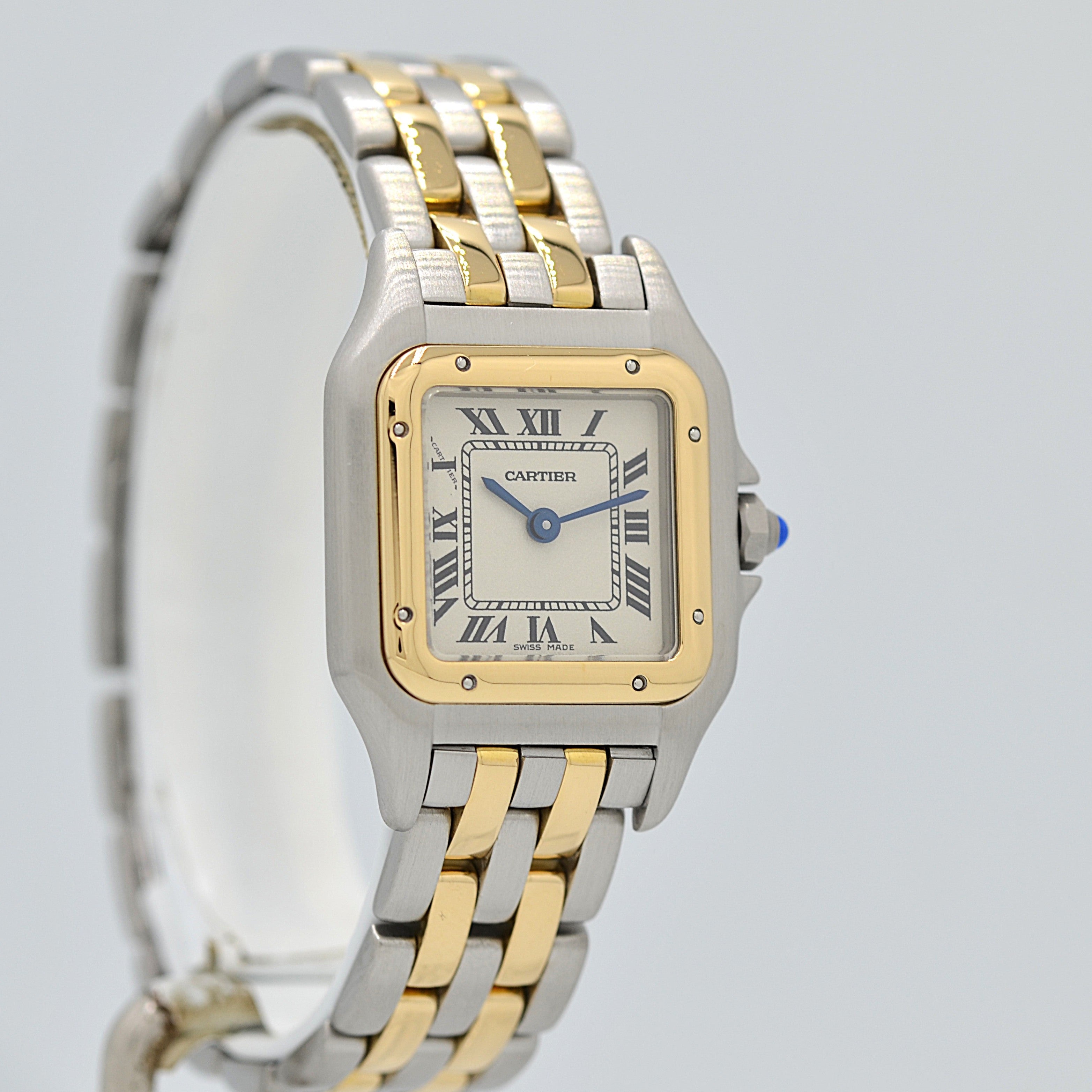 [Cartier] Cartier Panthère SM 2-Row 18K Yellow Gold x Stainless Steel. Complete Cartier Service.