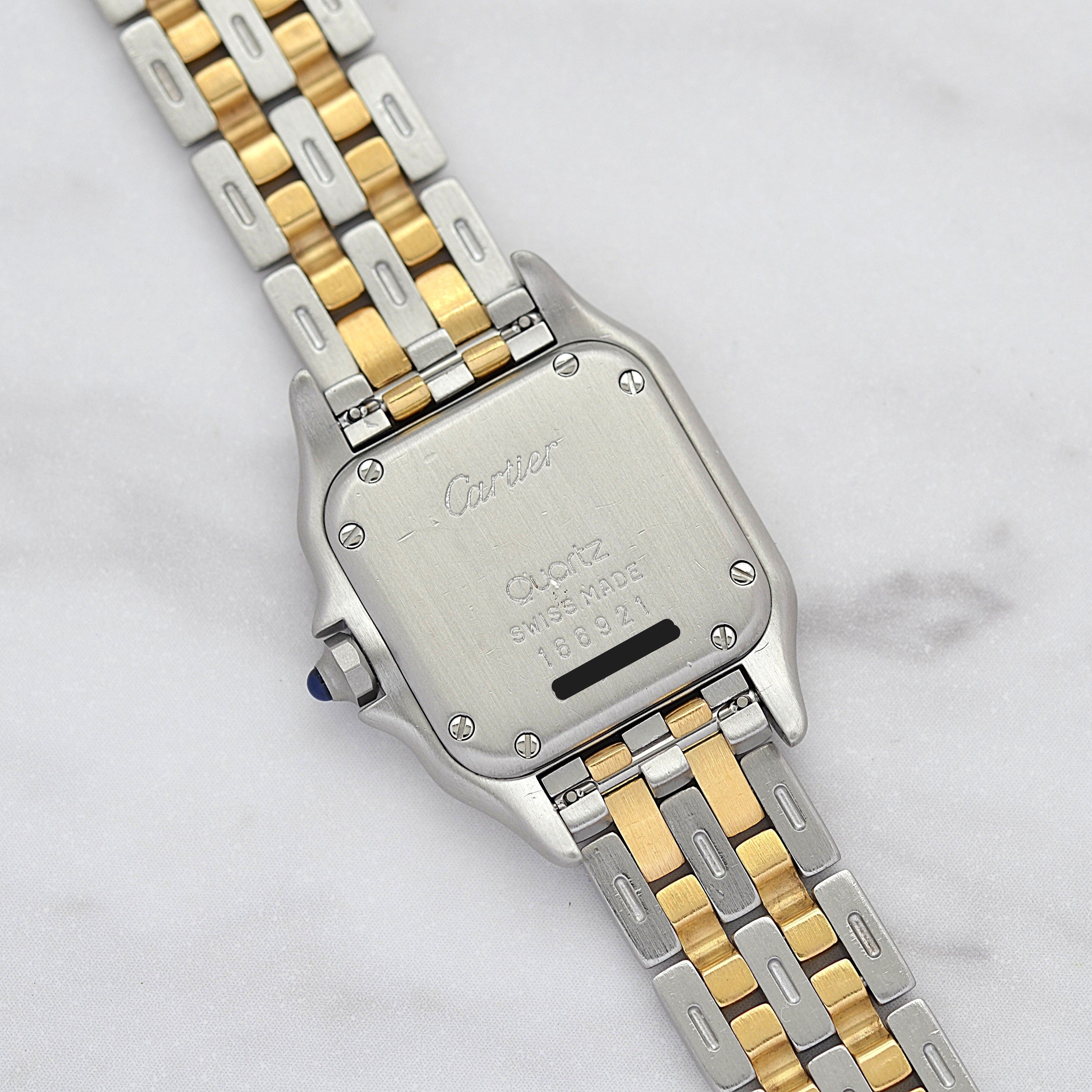 [Cartier] Cartier Panthère SM 2-Row 18K Yellow Gold x Stainless Steel. Complete Cartier Service.