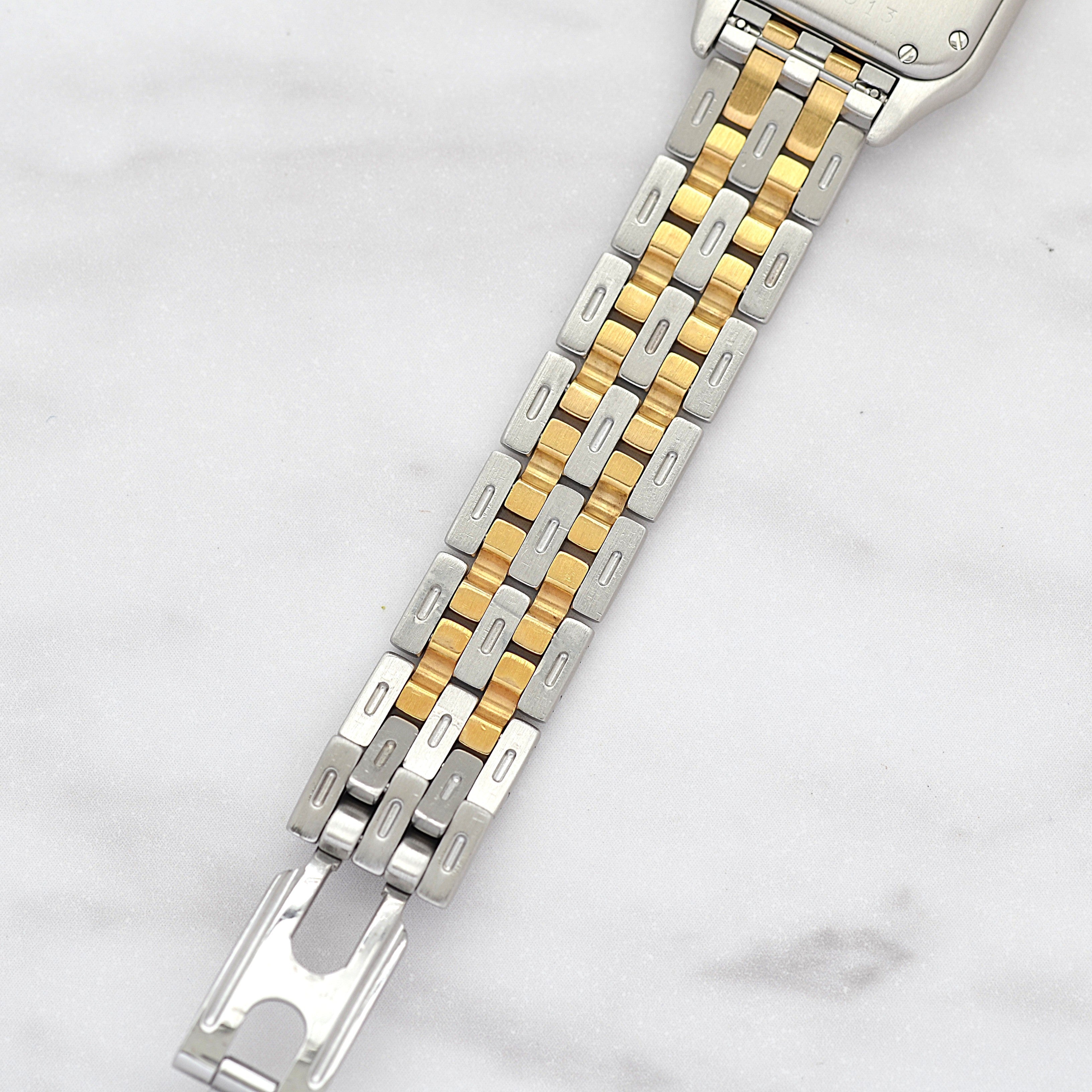 [Cartier] Cartier Panthère SM 2-Row 18K Yellow Gold x Stainless Steel. Complete Cartier Service.