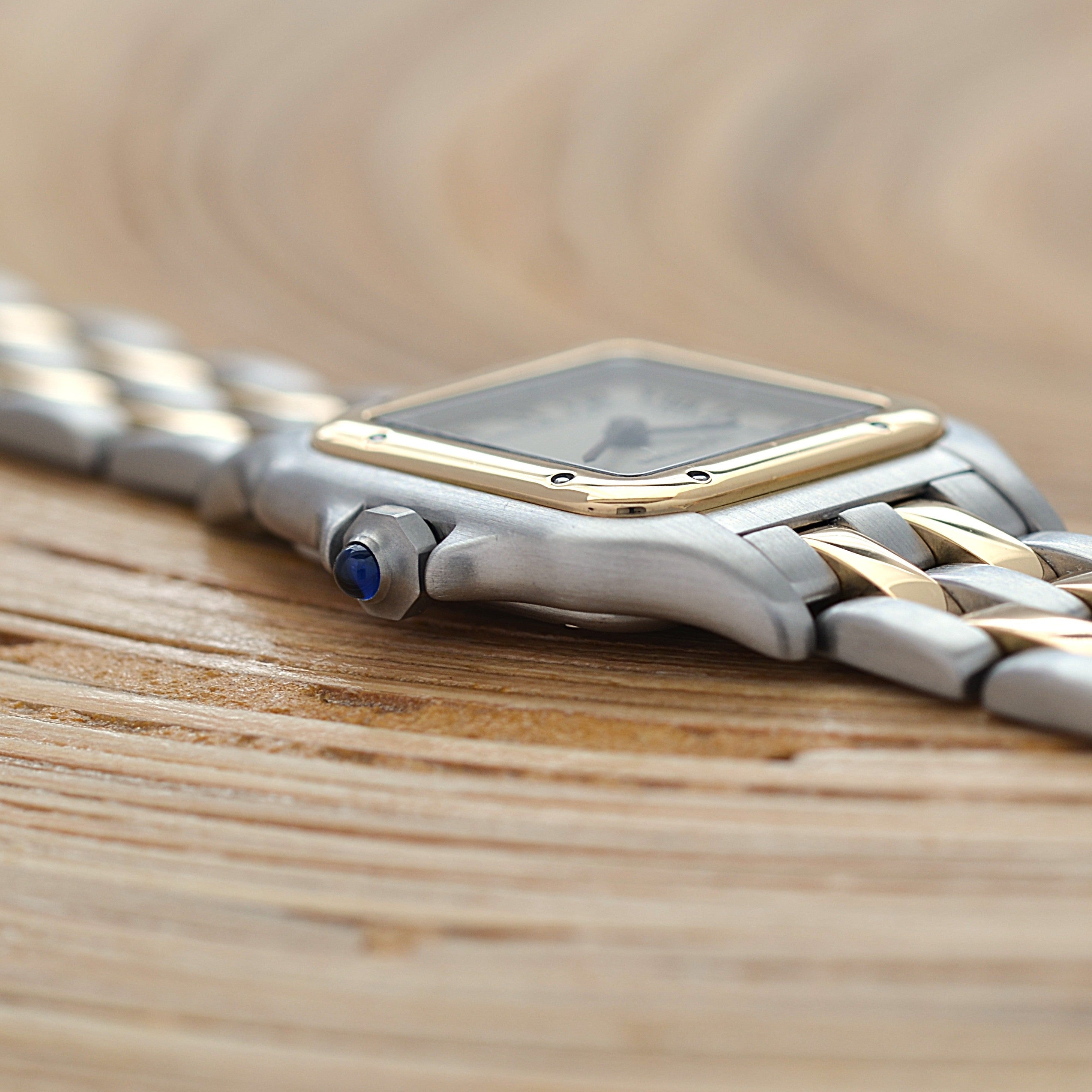 [Cartier] Cartier Panthère SM 2-Row 18K Yellow Gold x Stainless Steel. Complete Cartier Service.