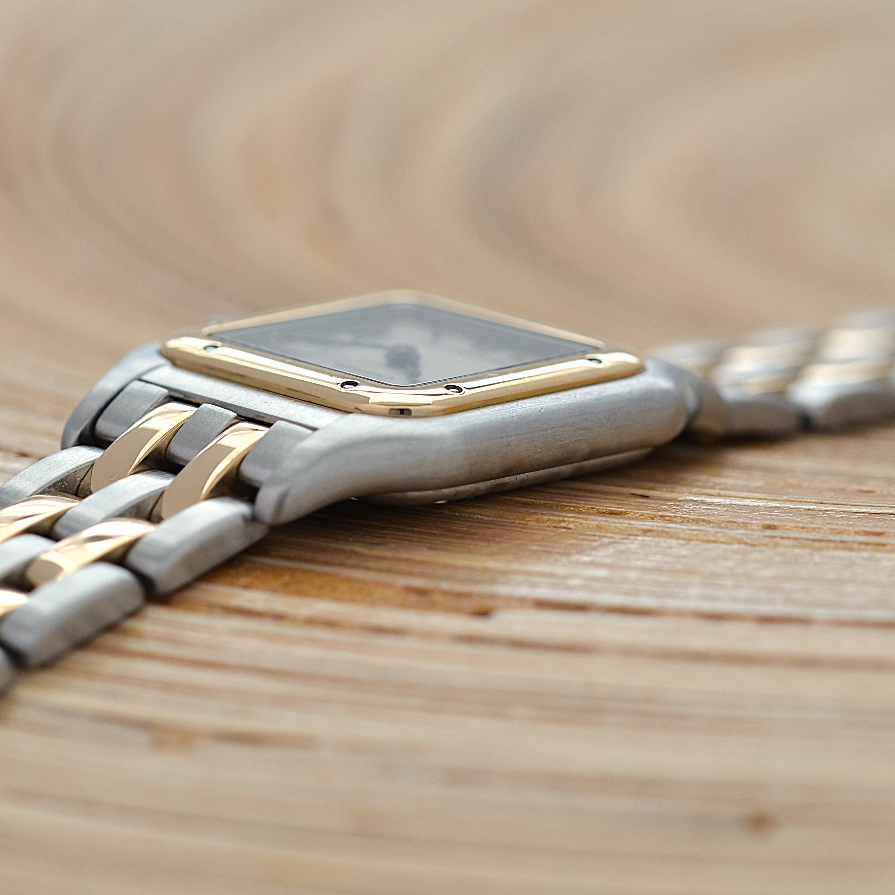 [Cartier] Cartier Panthère SM 2-Row 18K Yellow Gold x Stainless Steel. Complete Cartier Service.