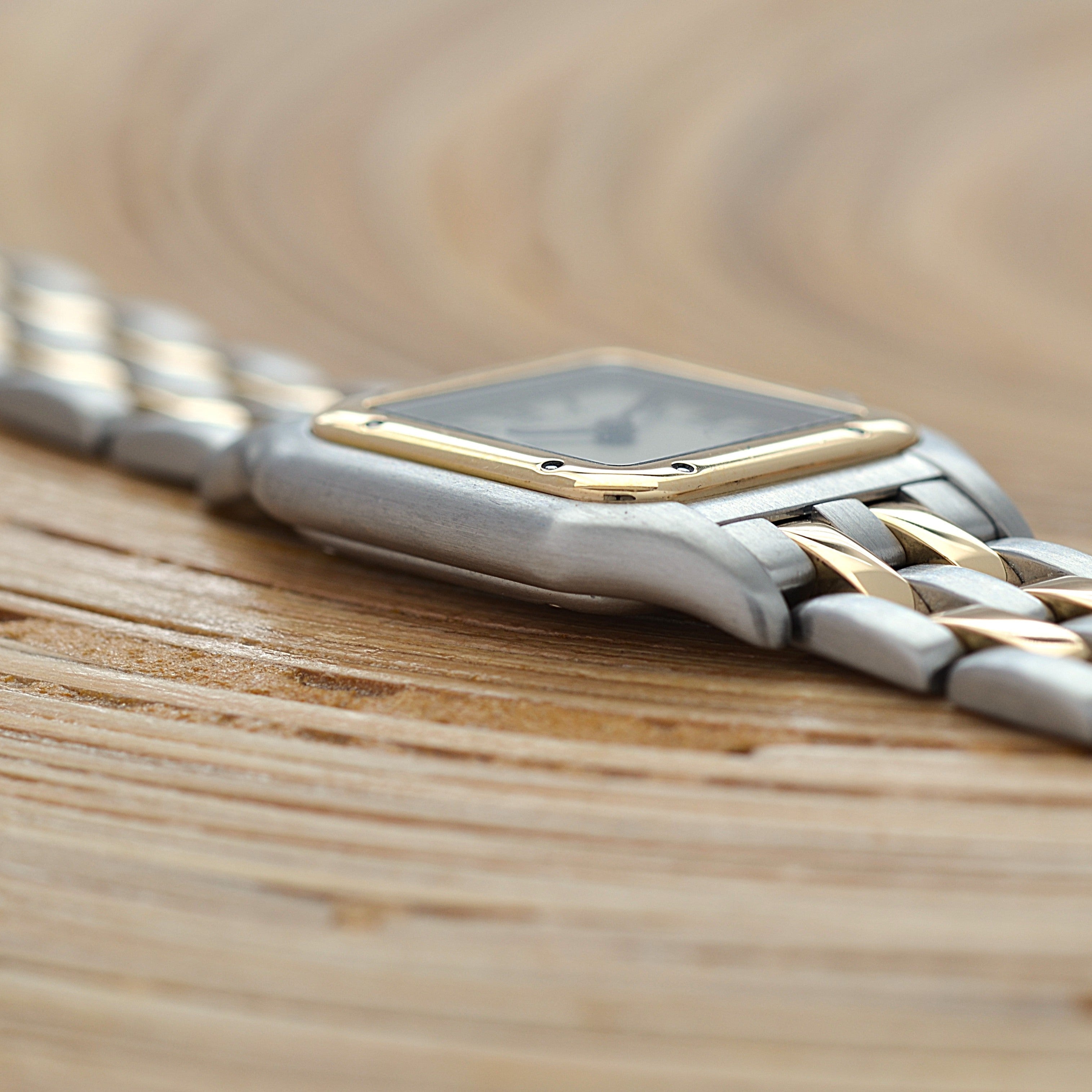 [Cartier] Cartier Panthère SM 2-Row 18K Yellow Gold x Stainless Steel. Complete Cartier Service.