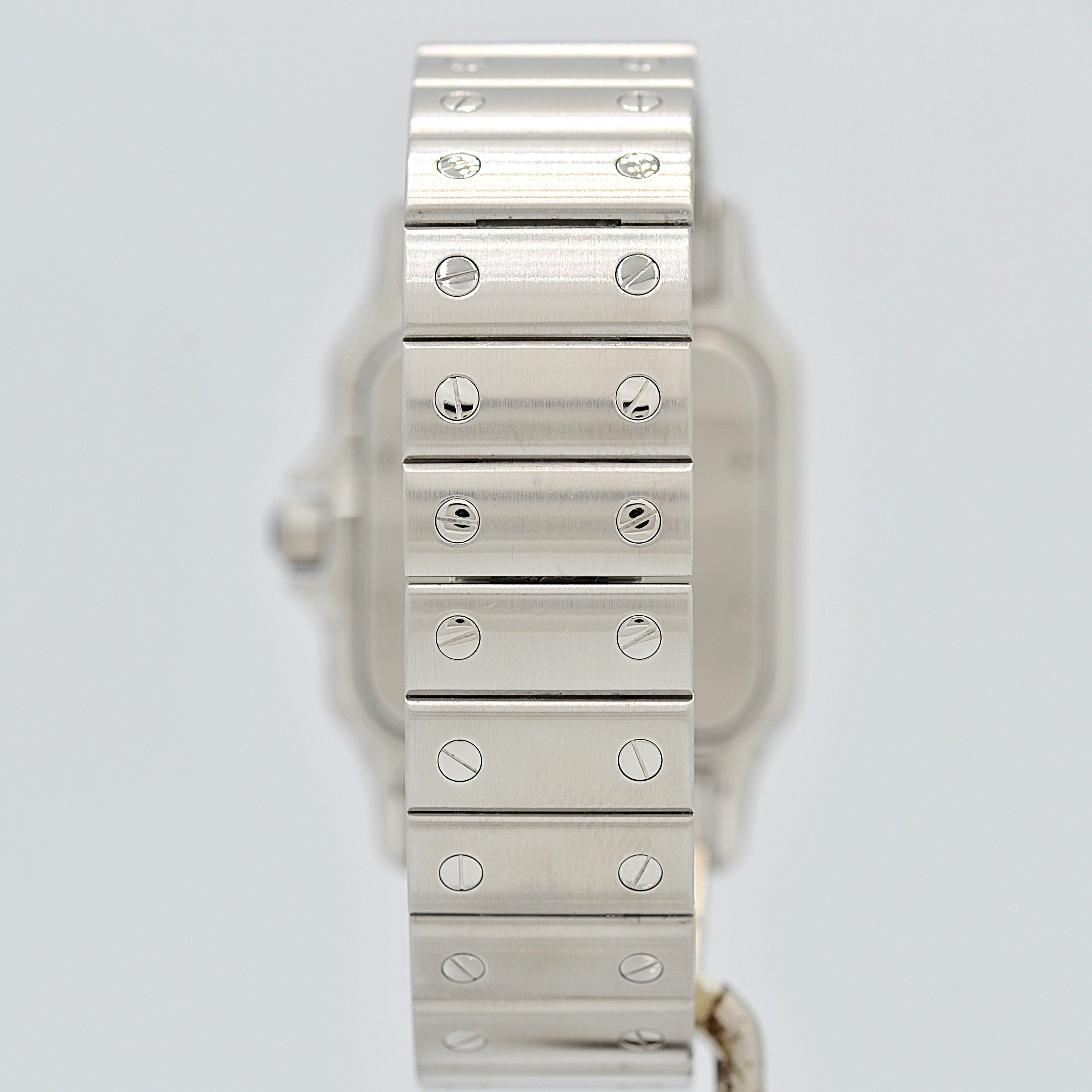 【Cartier】カルティエ サントスガルベLM アップライトローマ カルティエコンプリートサービス済み