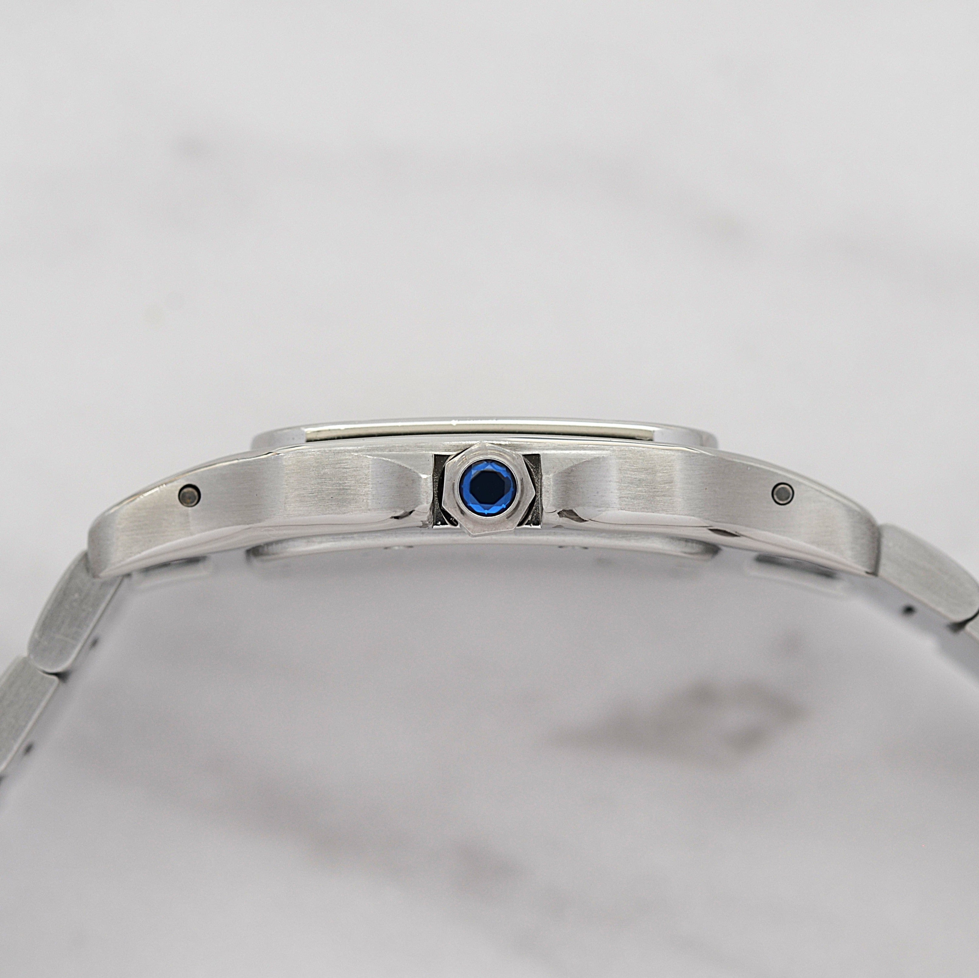 【Cartier】カルティエ サントスガルベLM アップライトローマ カルティエコンプリートサービス済み