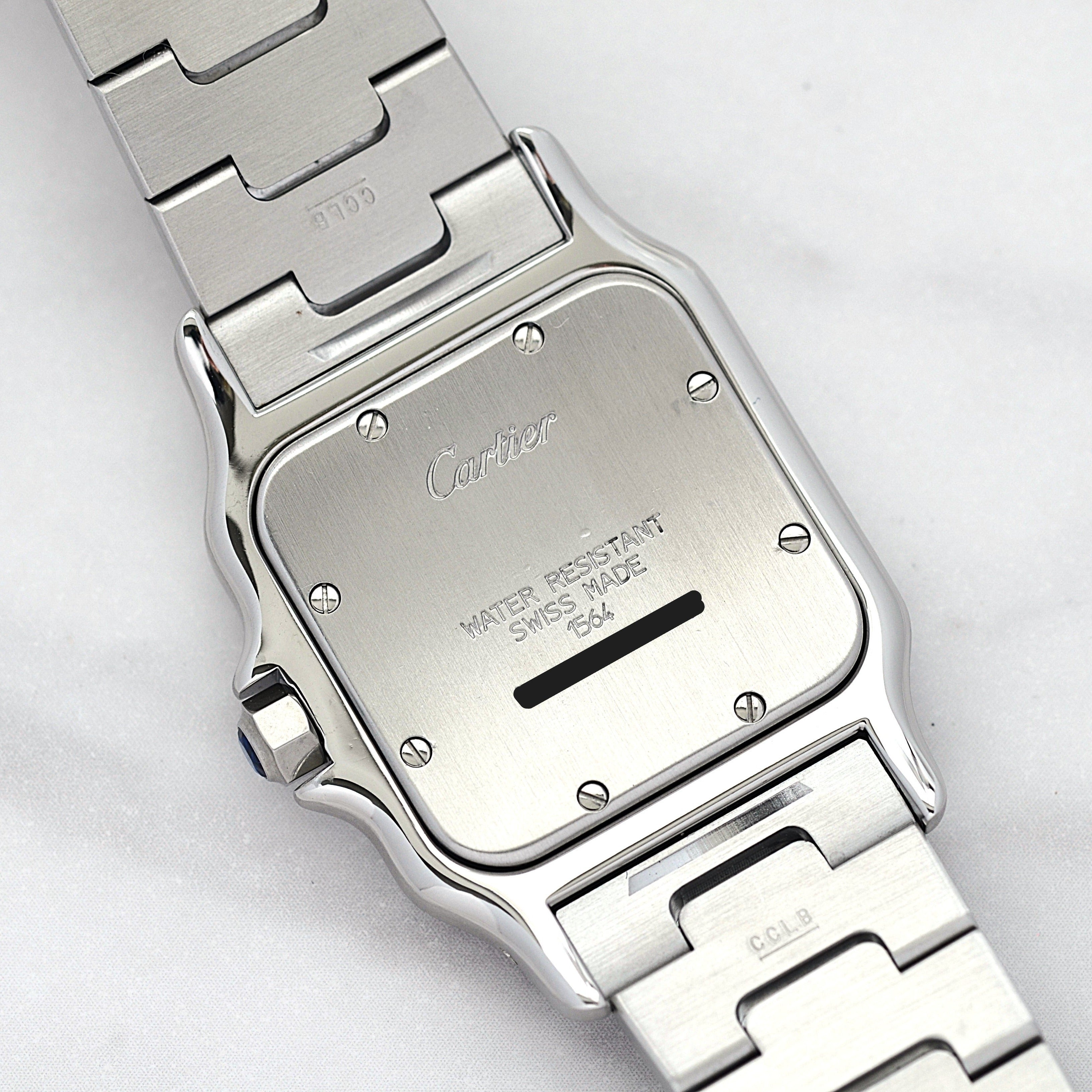 【Cartier】カルティエ サントスガルベLM アップライトローマ カルティエコンプリートサービス済み