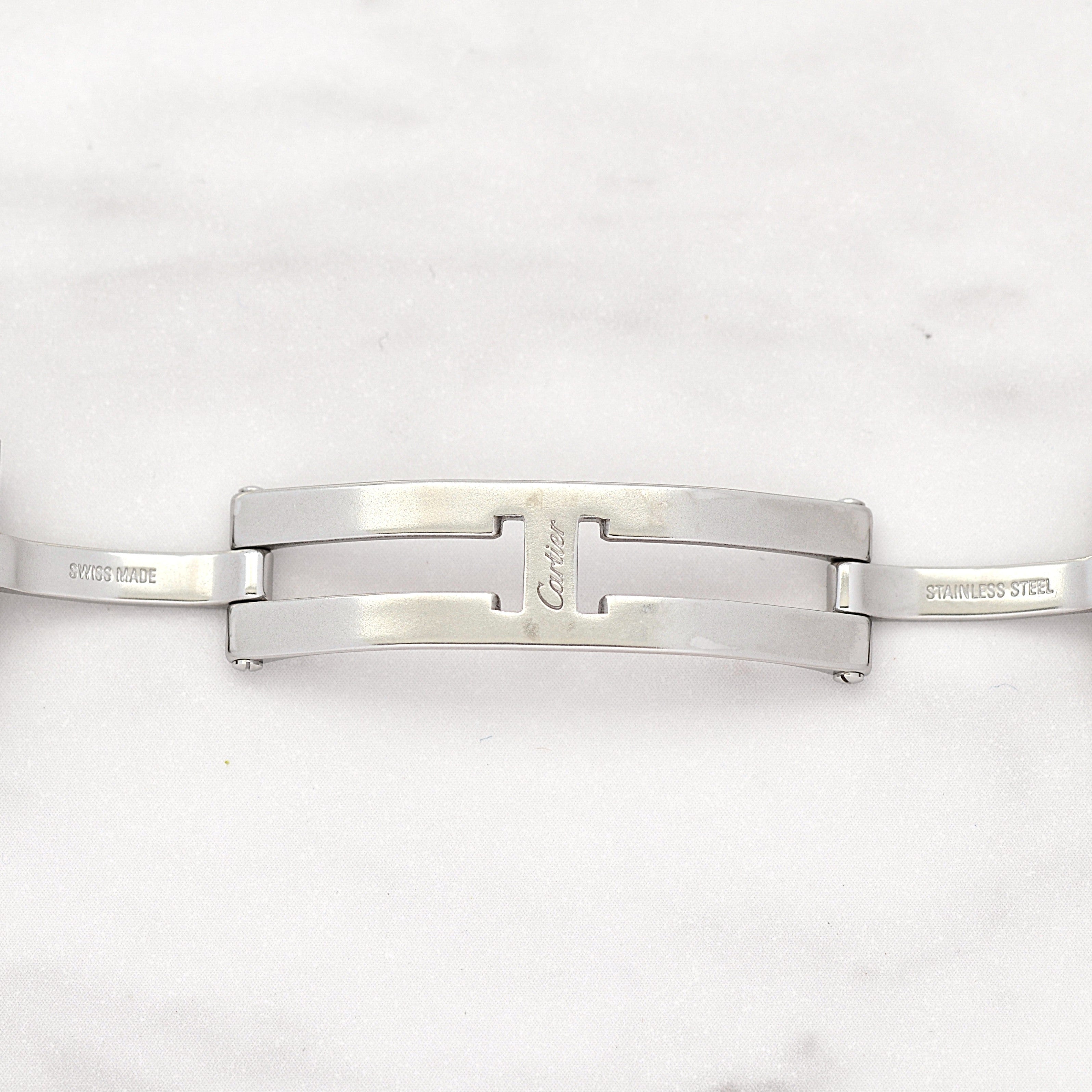 【Cartier】カルティエ サントスガルベLM アップライトローマ カルティエコンプリートサービス済み