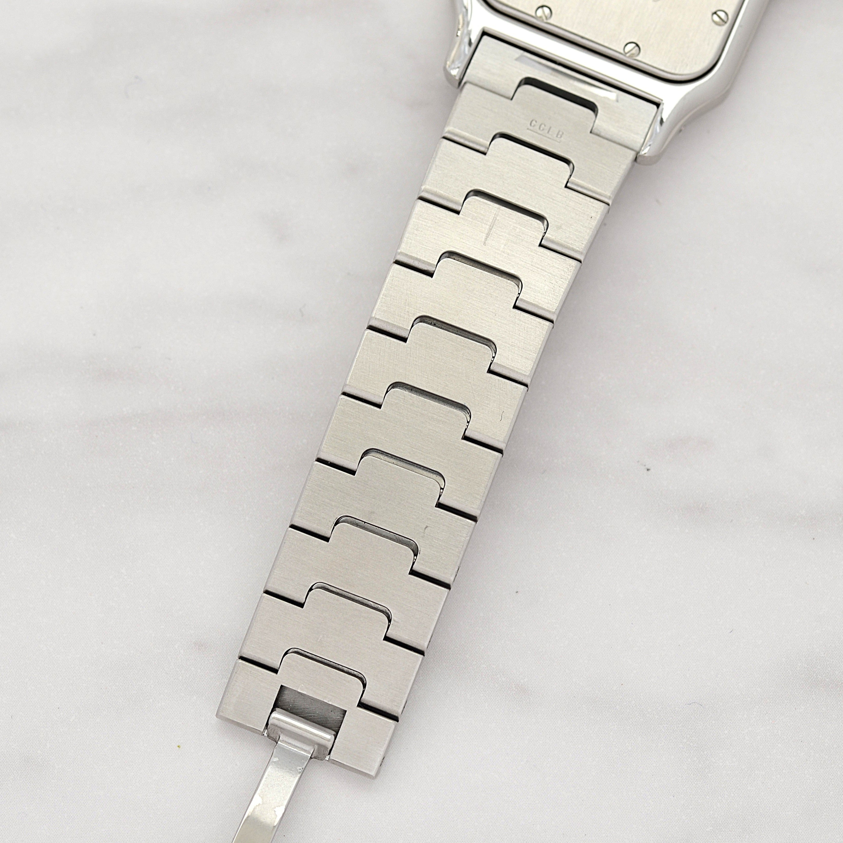 【Cartier】カルティエ サントスガルベLM アップライトローマ カルティエコンプリートサービス済み