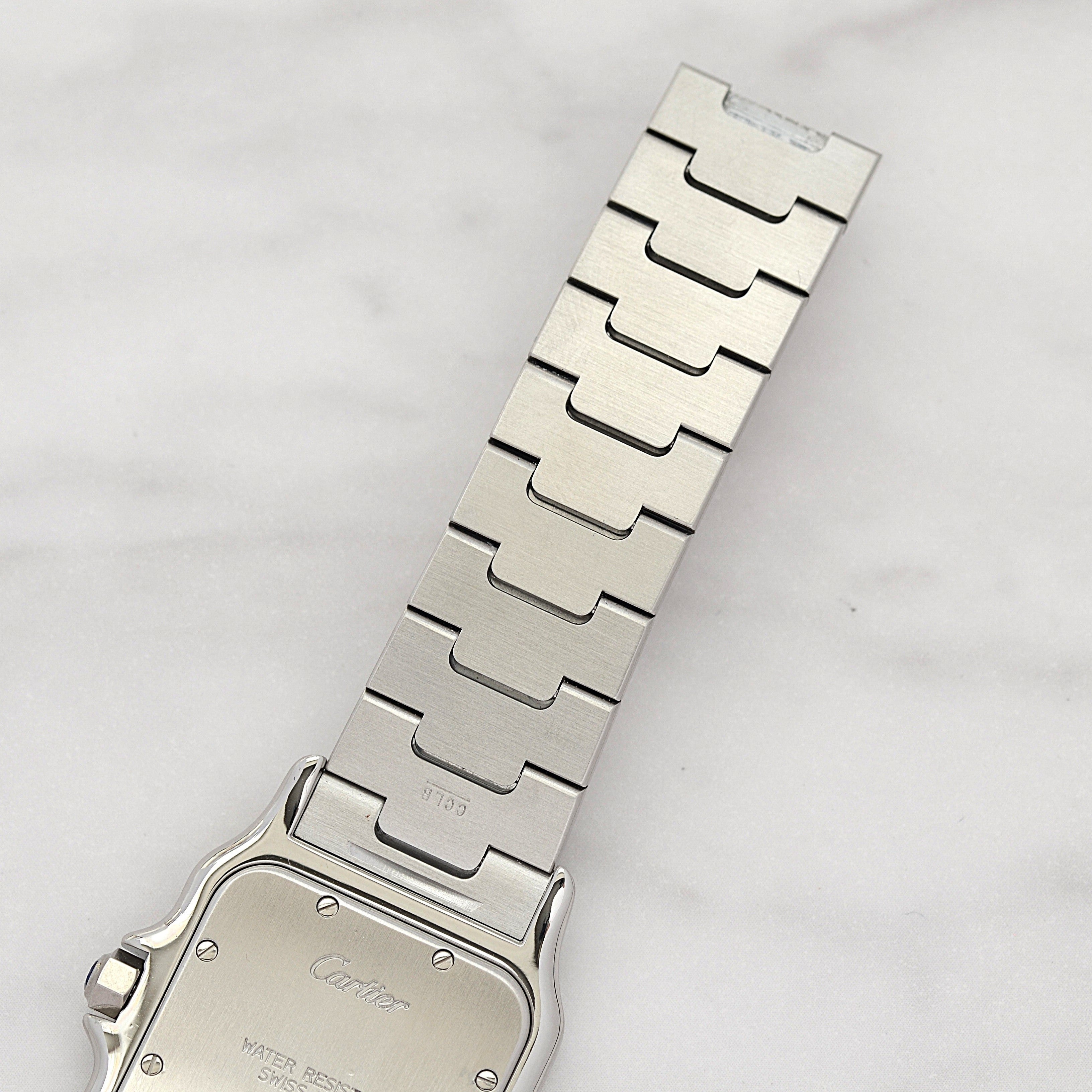 【Cartier】カルティエ サントスガルベLM アップライトローマ カルティエコンプリートサービス済み