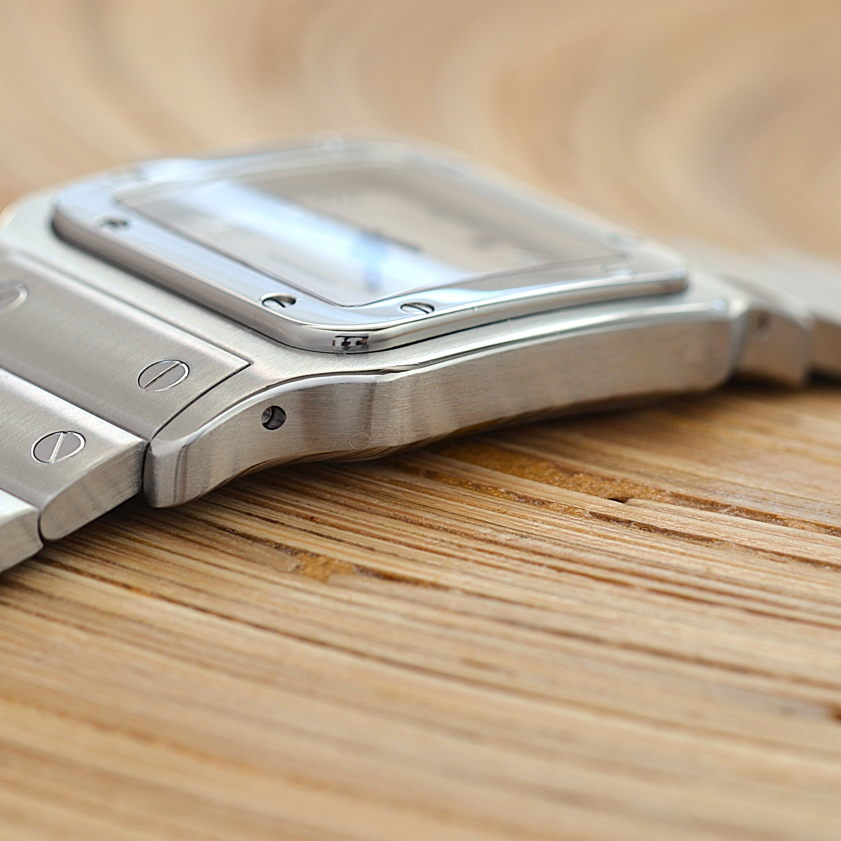 【Cartier】カルティエ サントスガルベLM アップライトローマ カルティエコンプリートサービス済み