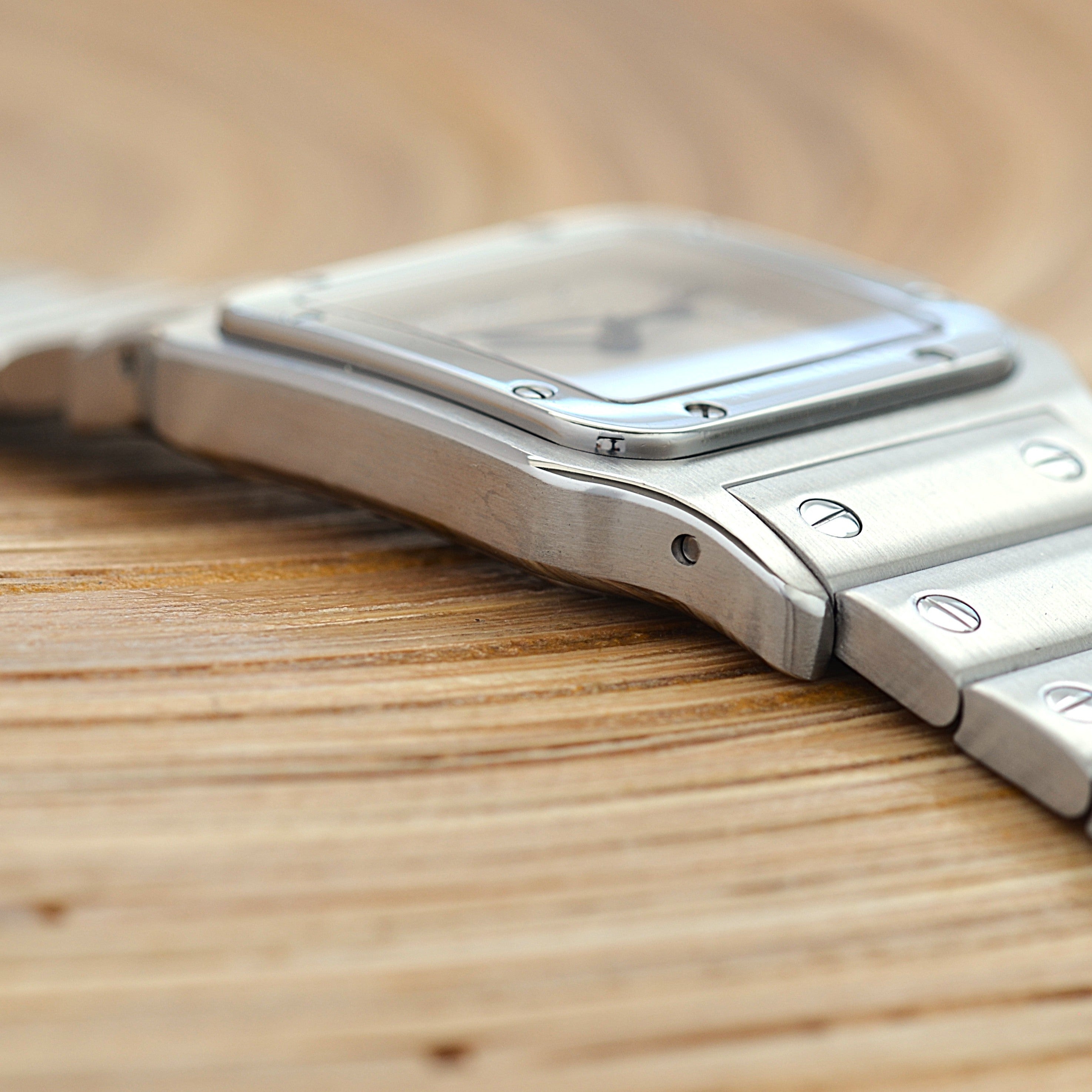 【Cartier】カルティエ サントスガルベLM アップライトローマ カルティエコンプリートサービス済み