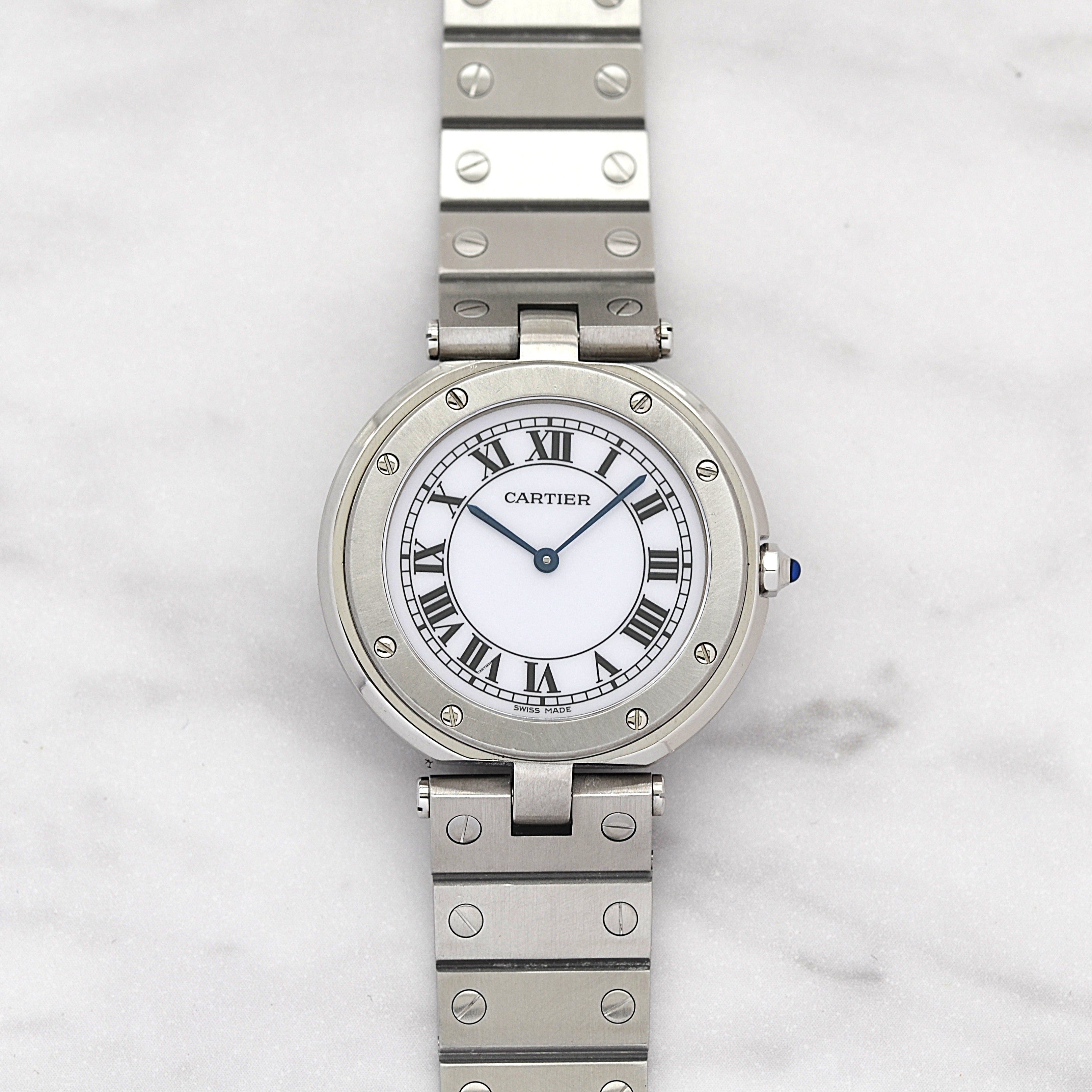 [Cartier] Cartier Santos Vendôme LM Stainless Steel Cartier Complete Service