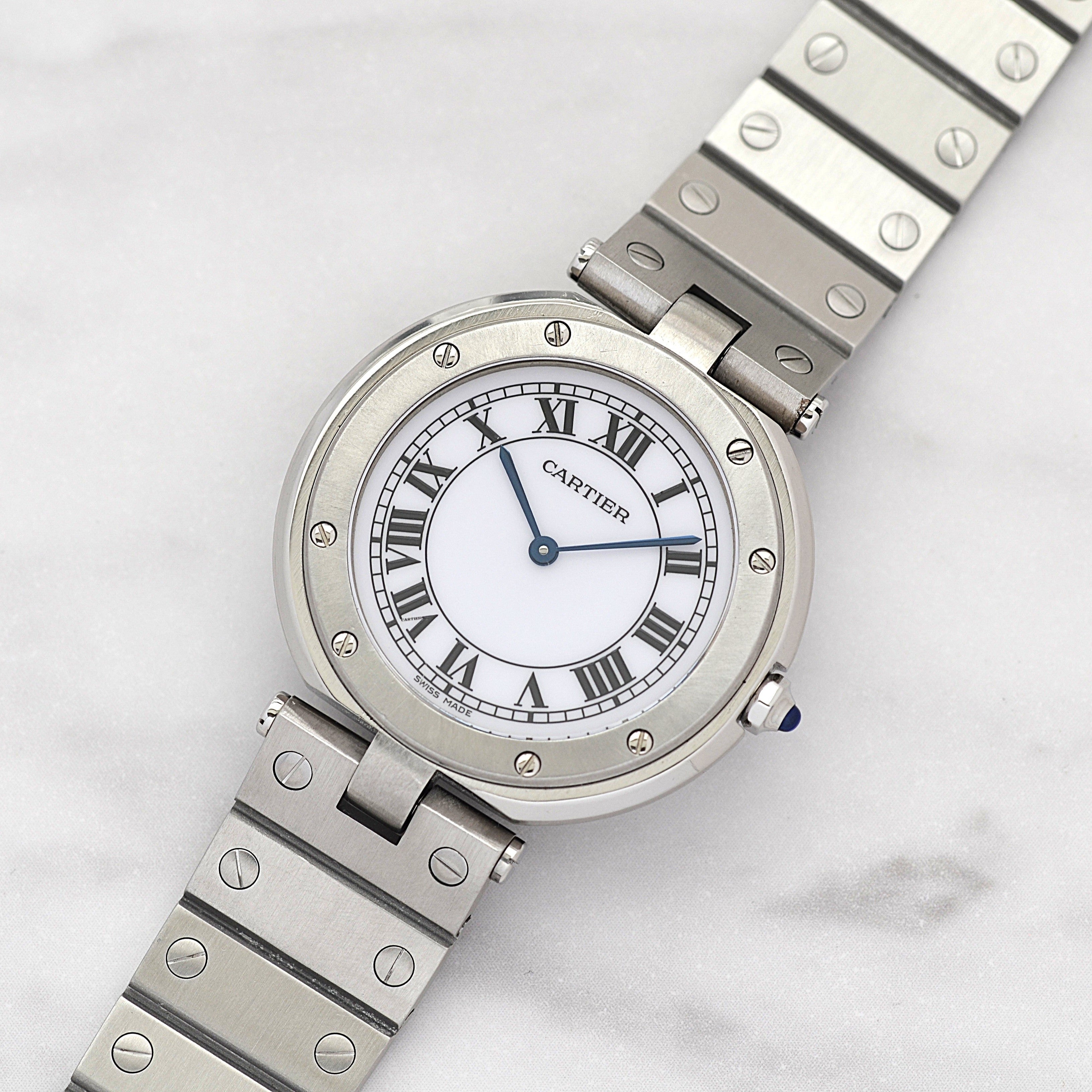 [Cartier] Cartier Santos Vendôme LM Stainless Steel Cartier Complete Service