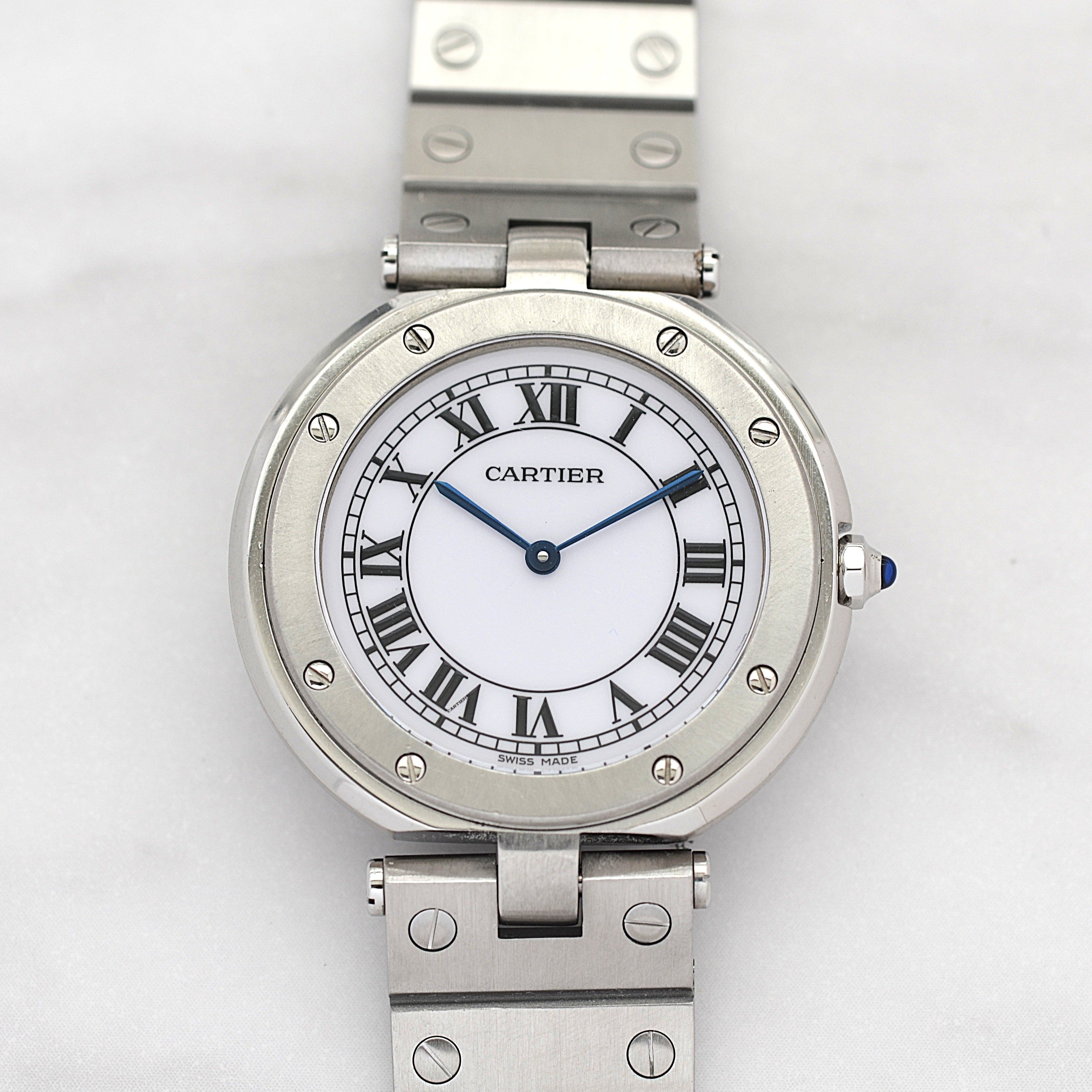 [Cartier] Cartier Santos Vendôme LM Stainless Steel Cartier Complete Service