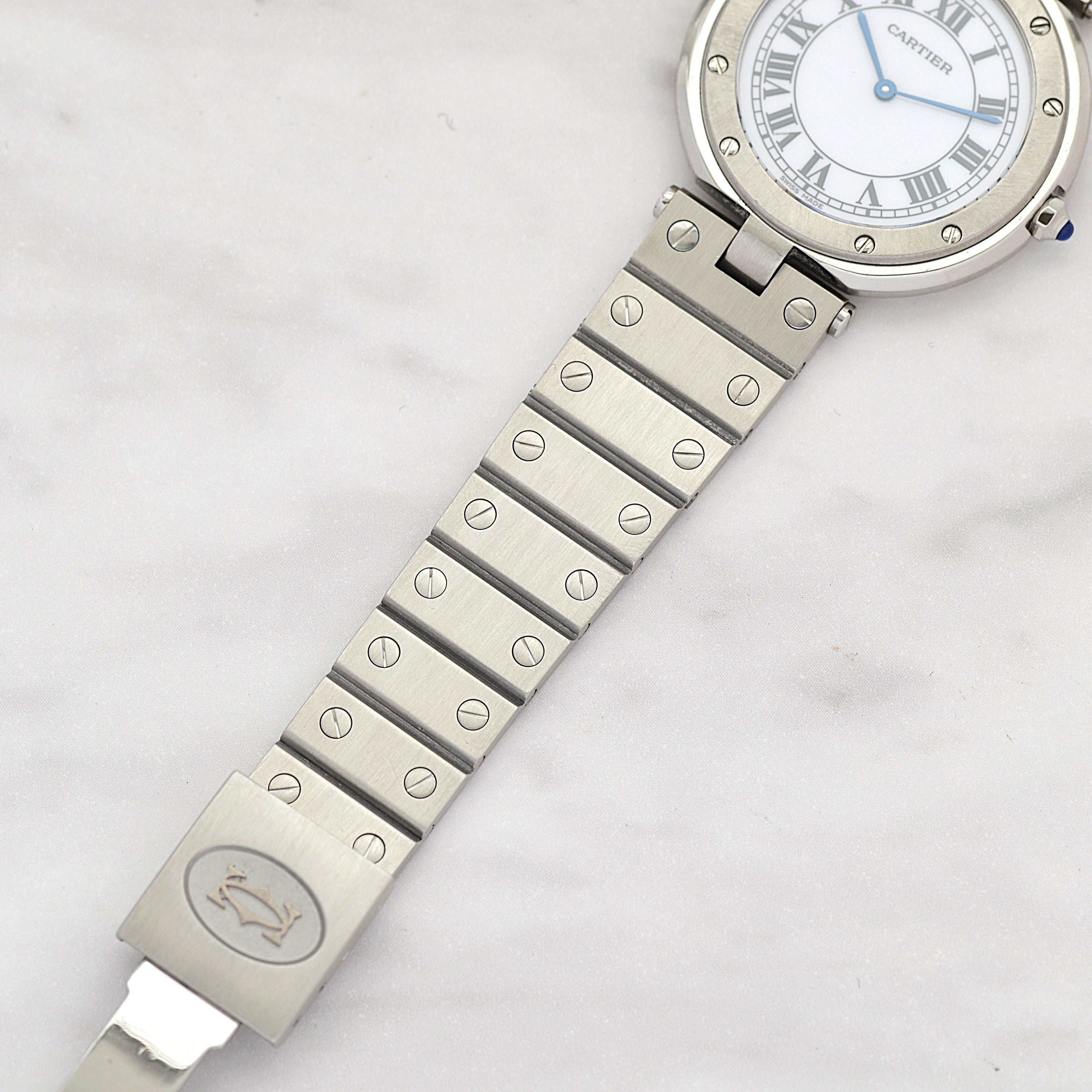 [Cartier] Cartier Santos Vendôme LM Stainless Steel Cartier Complete Service