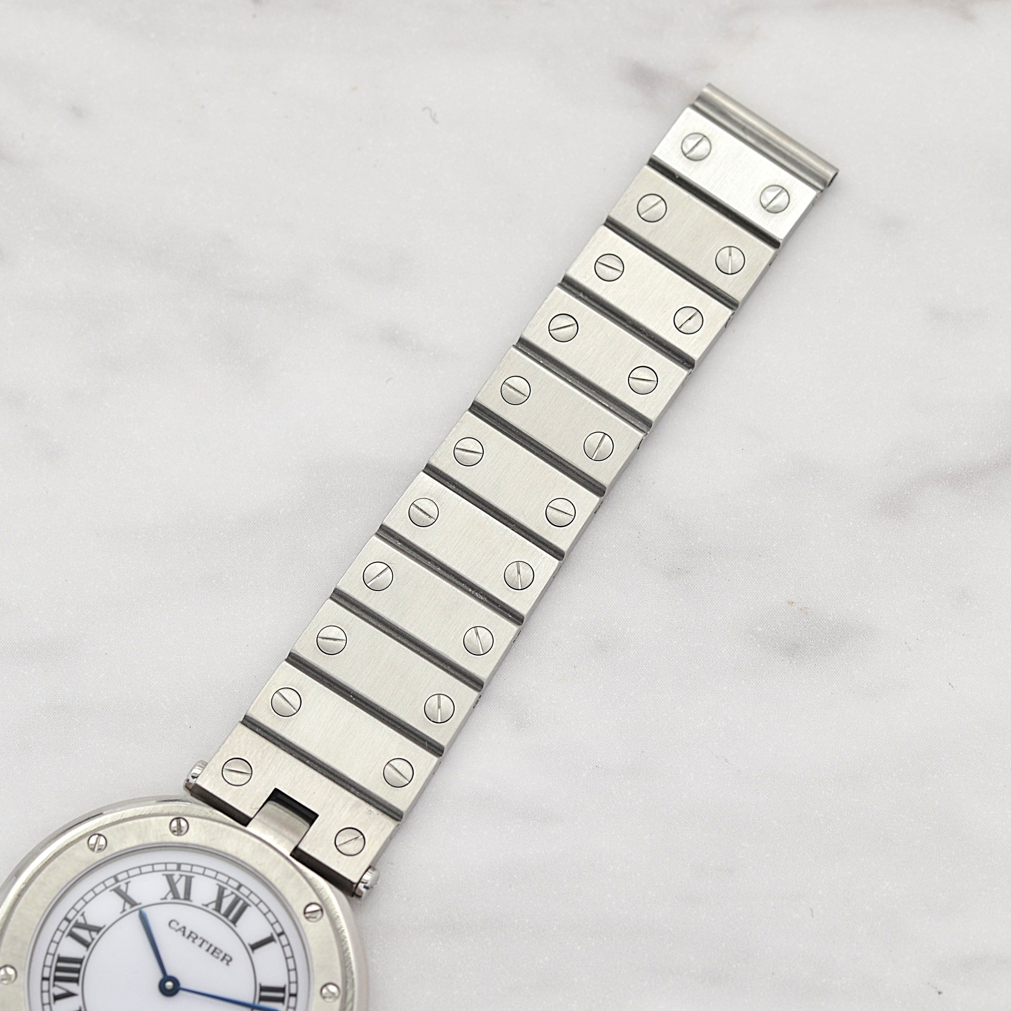 [Cartier] Cartier Santos Vendôme LM Stainless Steel Cartier Complete Service