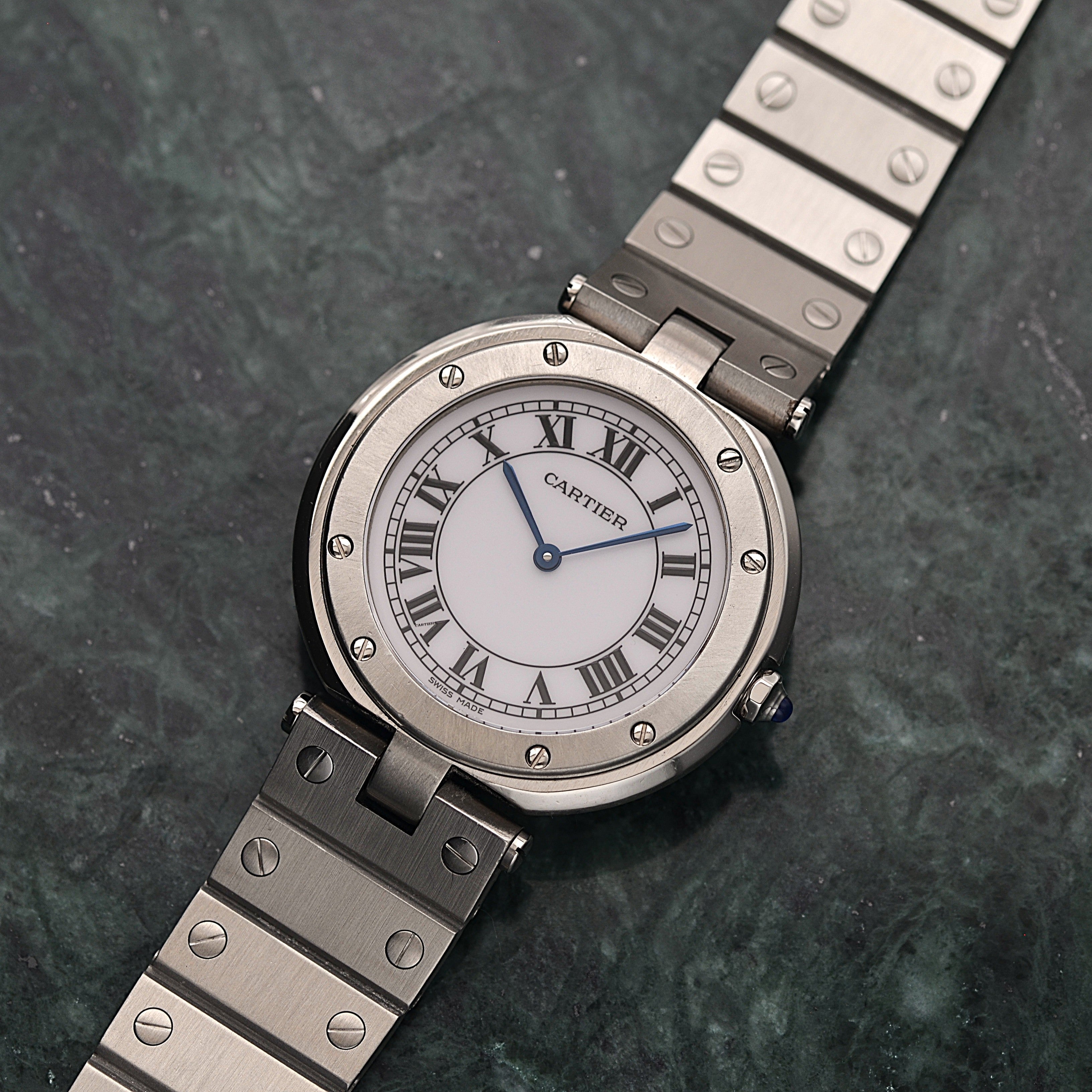 [Cartier] Cartier Santos Vendôme LM Stainless Steel Cartier Complete Service