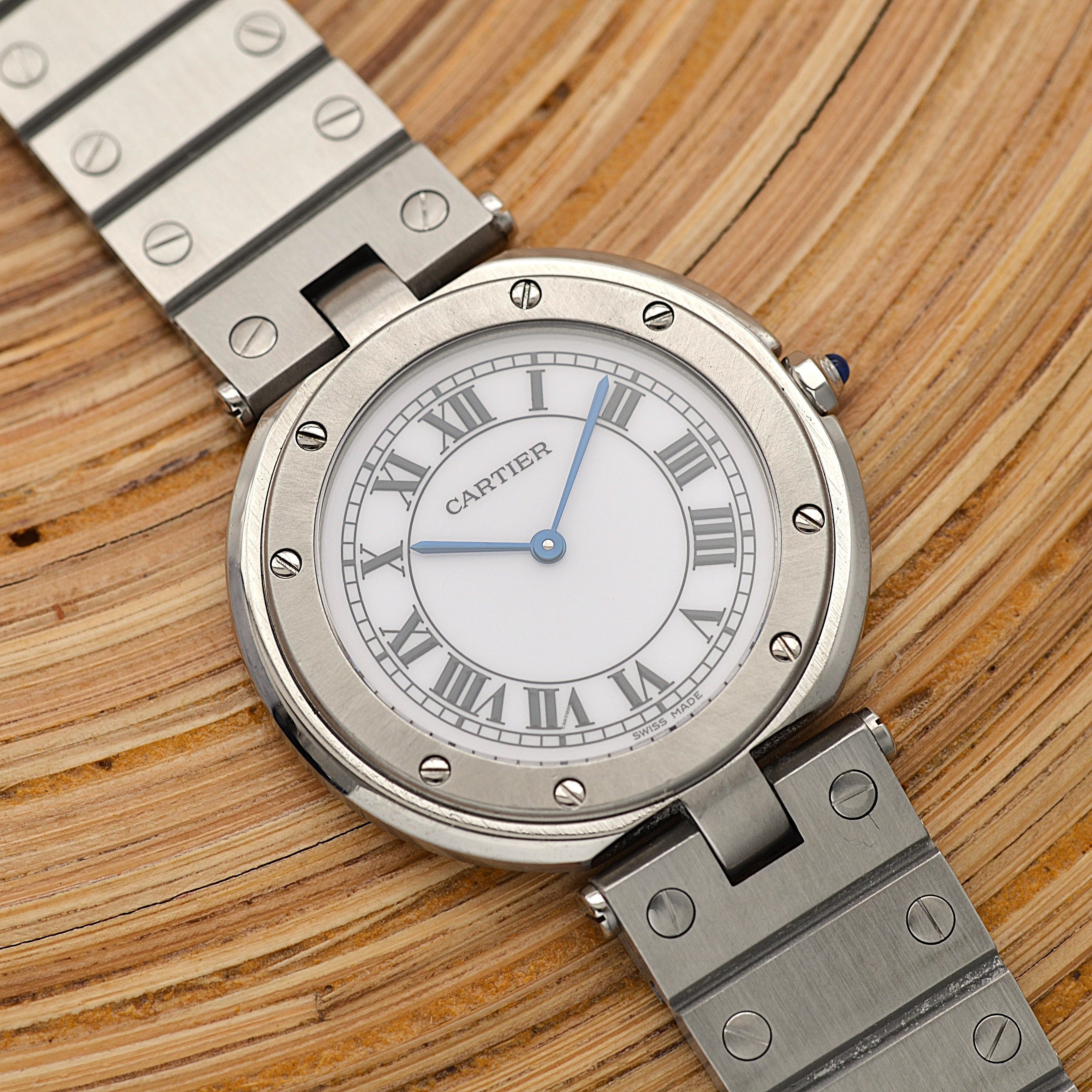 [Cartier] Cartier Santos Vendôme LM Stainless Steel Cartier Complete Service