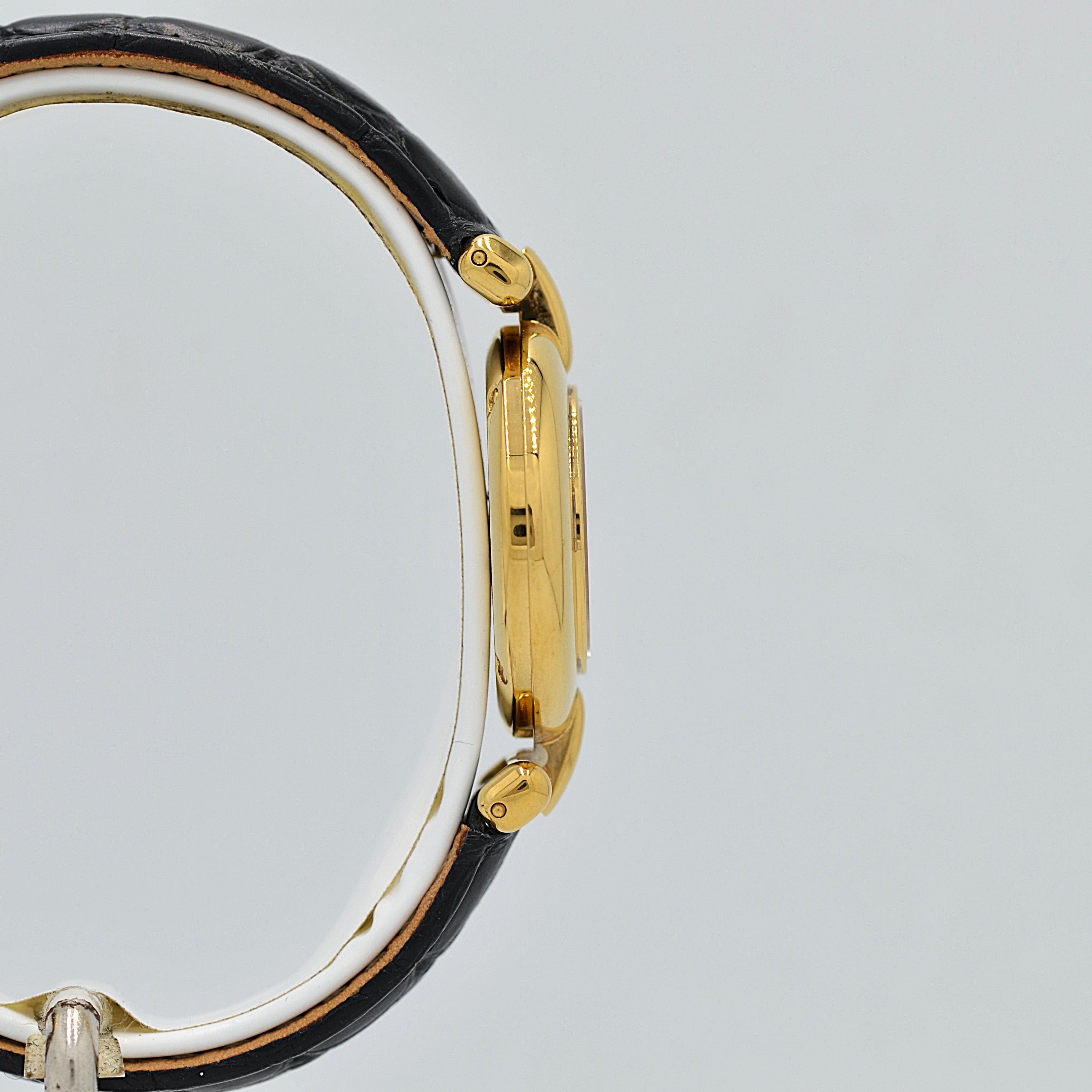 【Cartier】カルティエ マストコリゼ GP ホワイトローマ 純正Dバックル付き