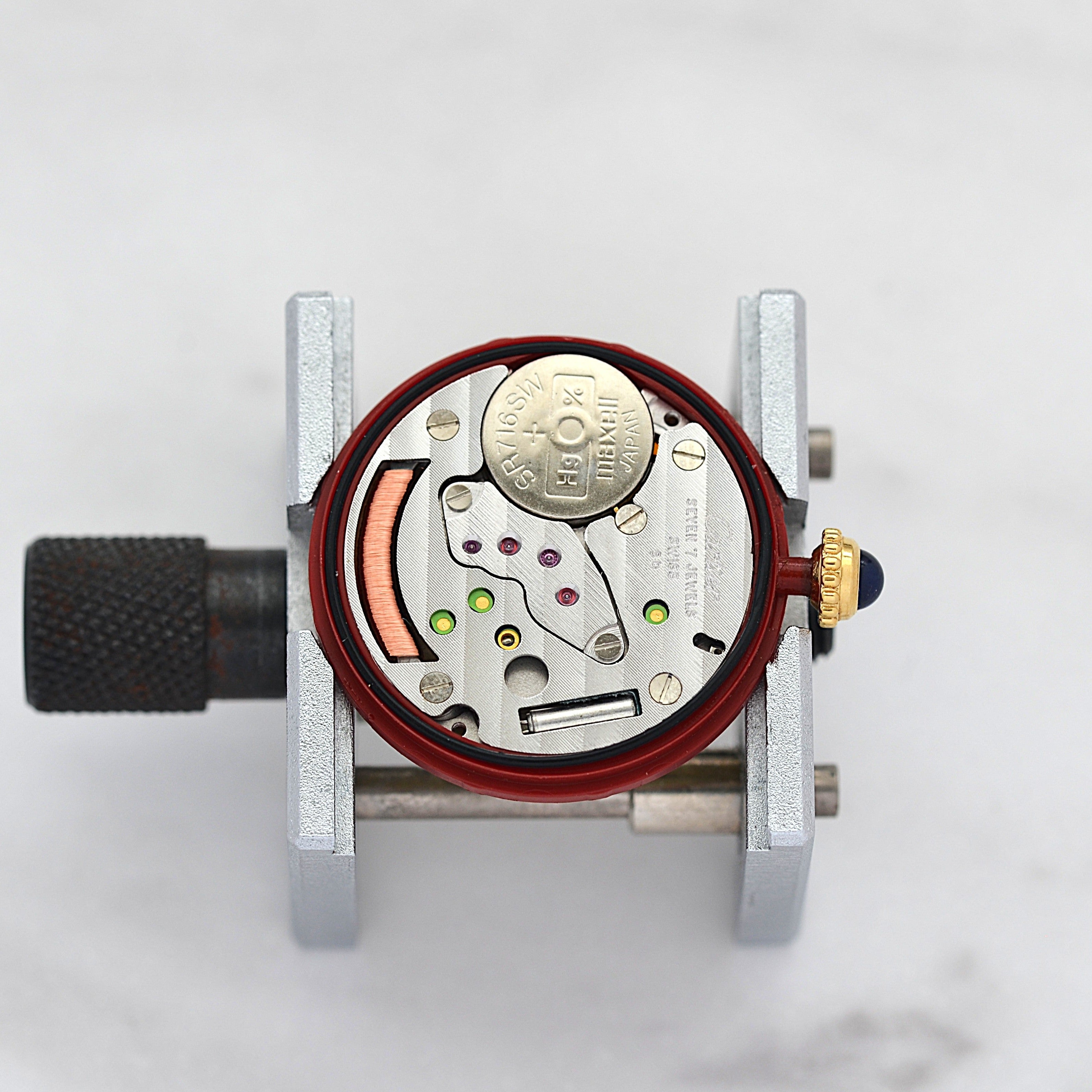 【Cartier】カルティエ マストヴァンドームSM アイボリーローマ文字盤 純正Dバックル付き