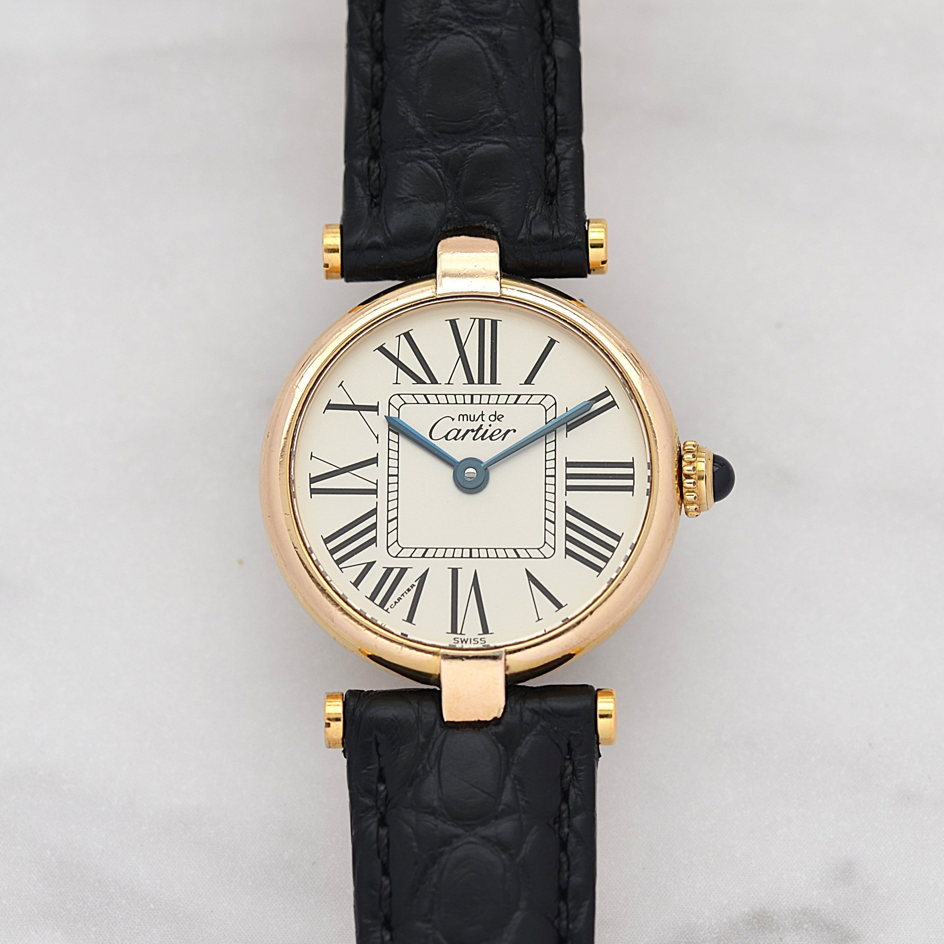 【Cartier】カルティエ マストヴァンドームSM オパラン 純正Dバックル付き