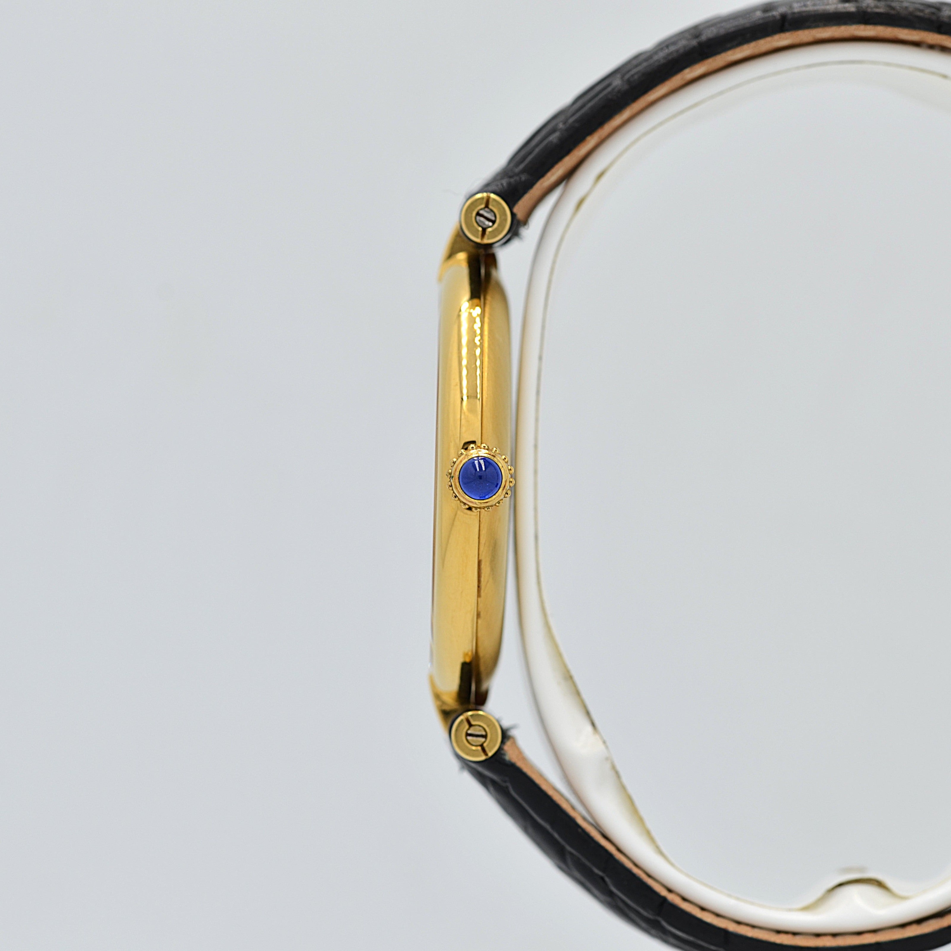 [Cartier] Cartier Must Vendôme LM Flying Arabic Watch with all accessories included