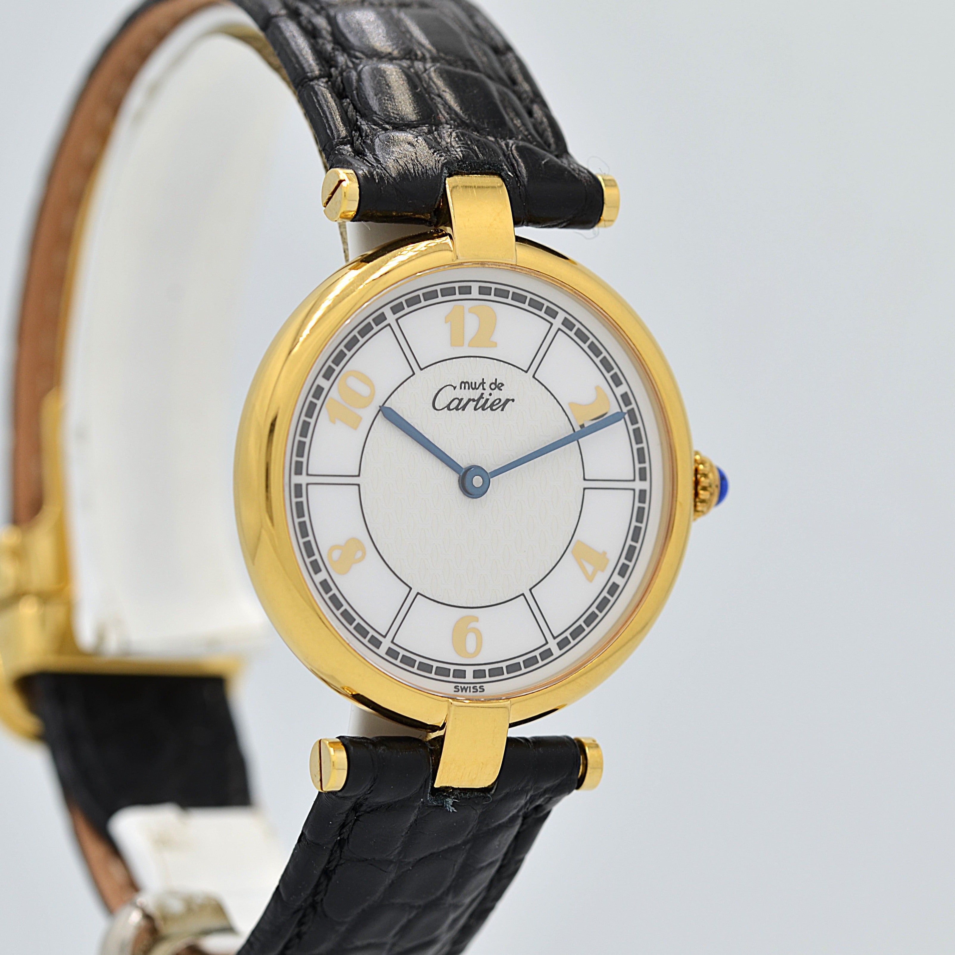 [Cartier] Cartier Must Vendôme LM Flying Arabic Watch with all accessories included