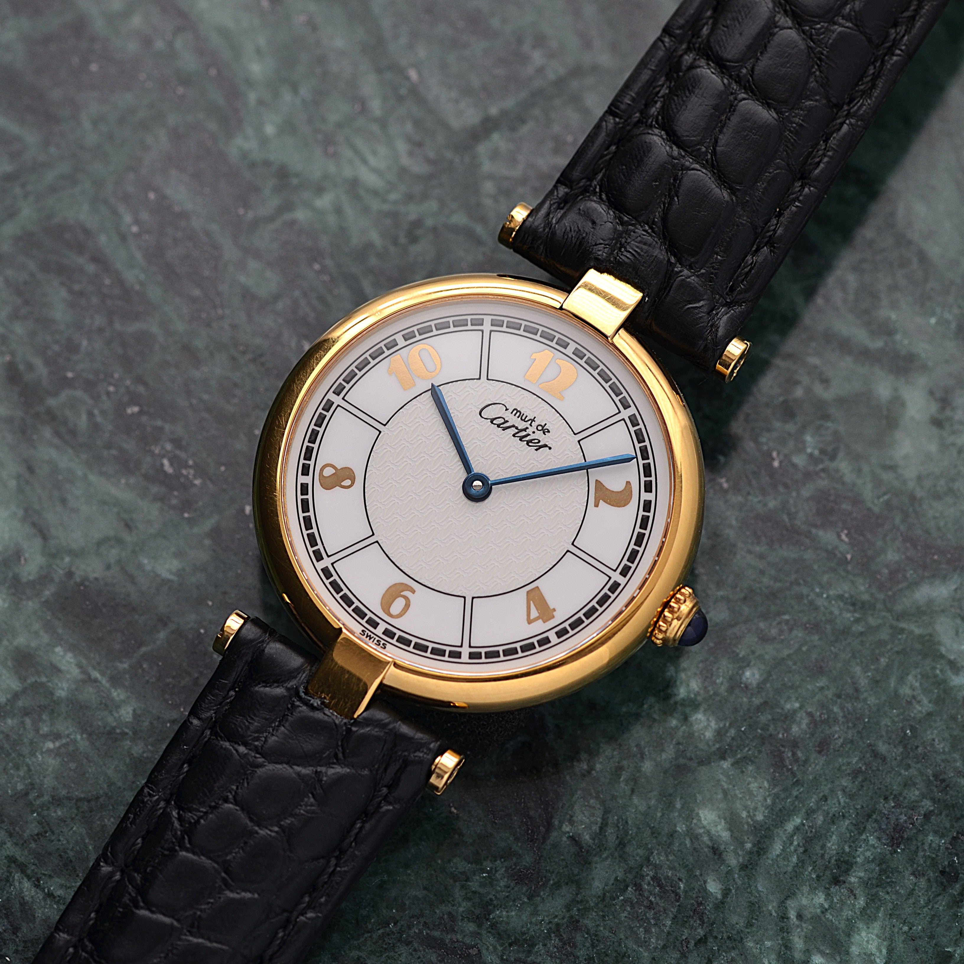 [Cartier] Cartier Must Vendôme LM Flying Arabic Watch with all accessories included