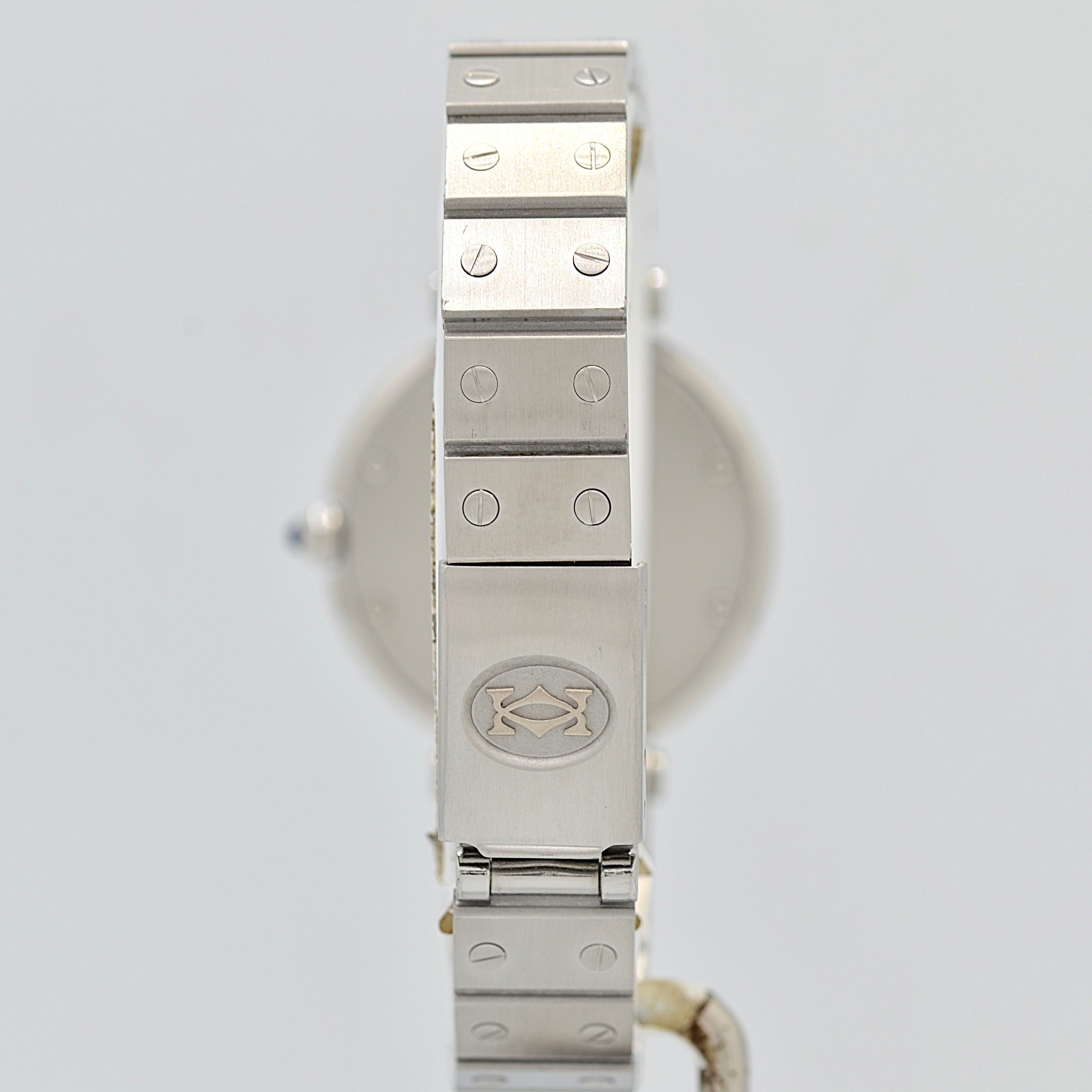 【Cartier】カルティエ サントスヴァンドームSM ステンレス カルティエコンプリートサービス済み