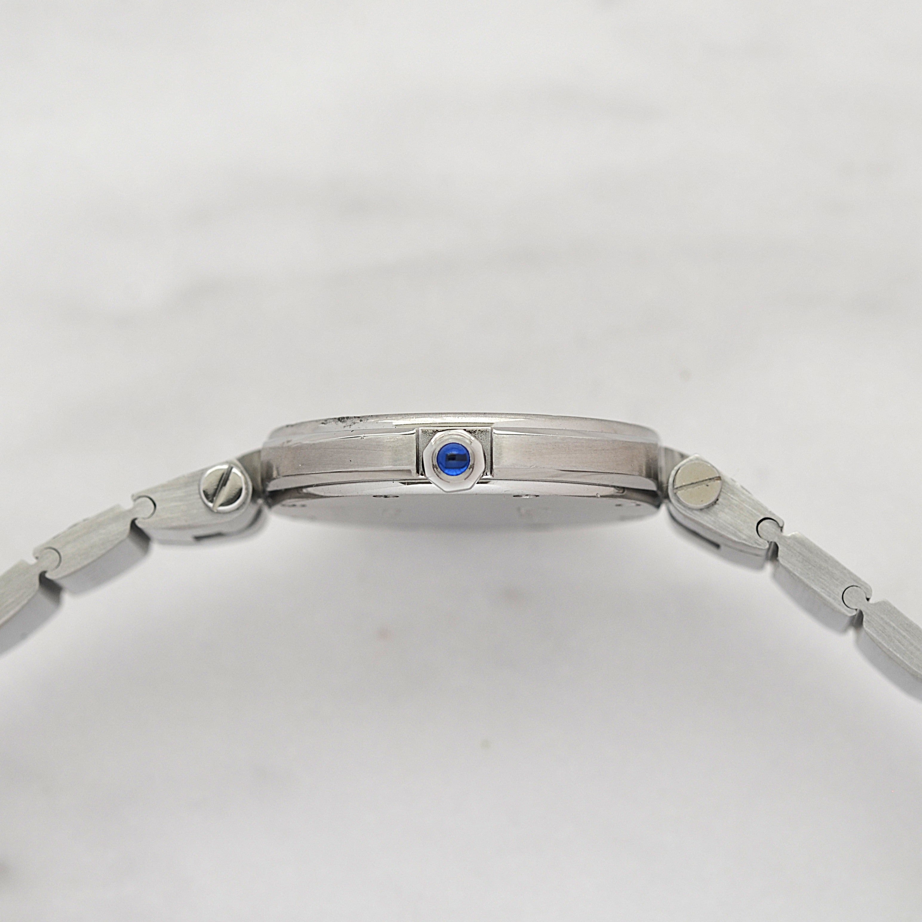 【Cartier】カルティエ サントスヴァンドームSM ステンレス カルティエコンプリートサービス済み