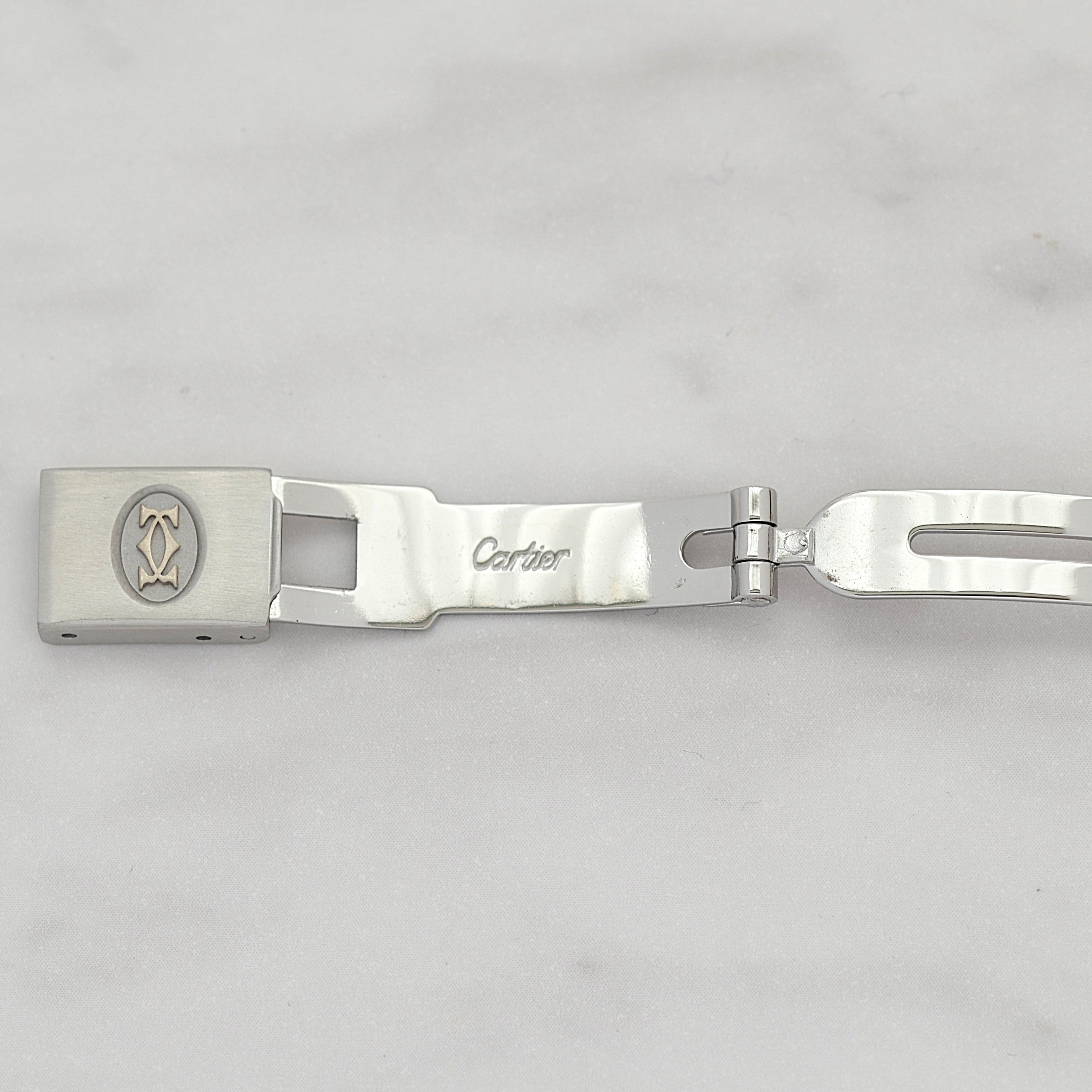 【Cartier】カルティエ サントスヴァンドームSM ステンレス カルティエコンプリートサービス済み