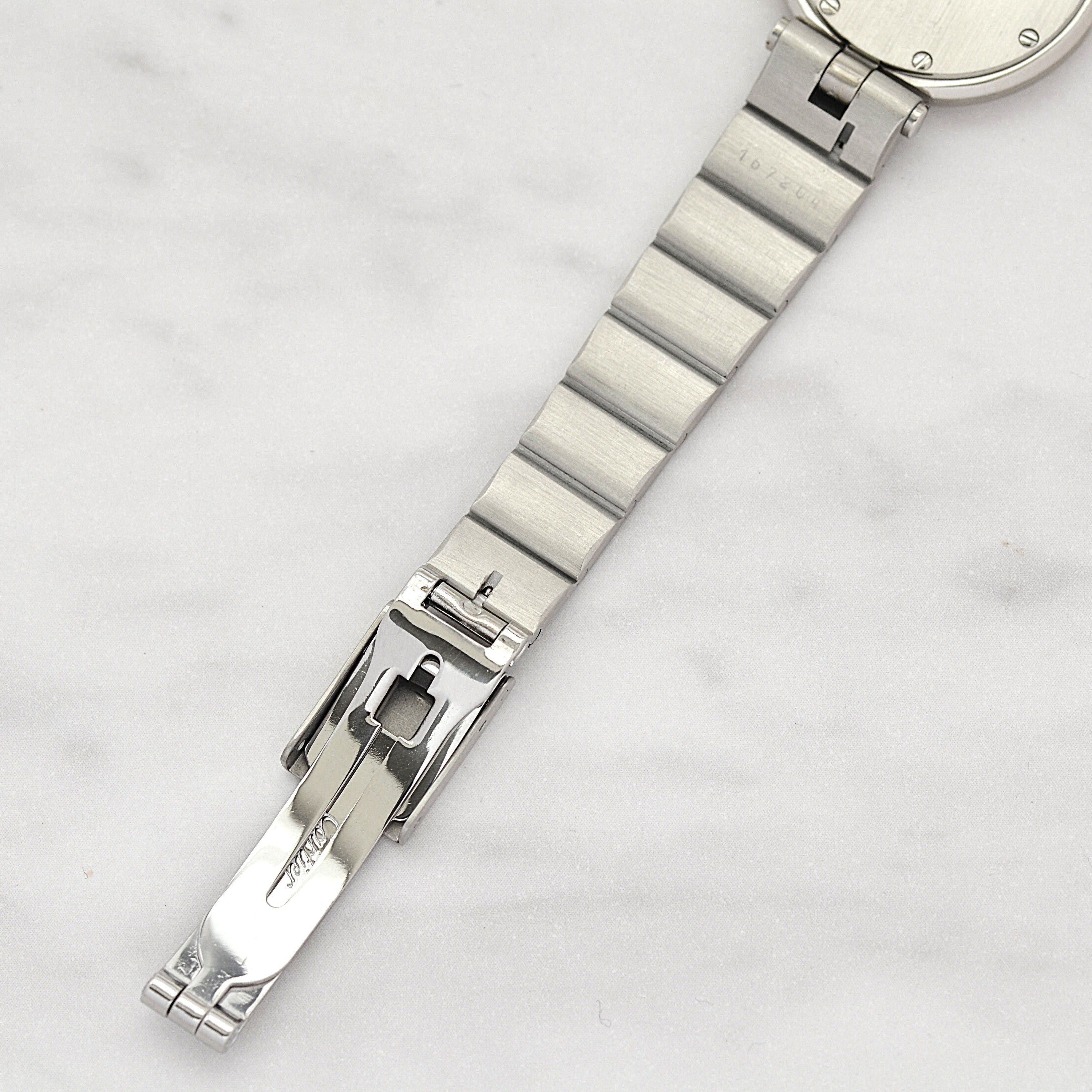 【Cartier】カルティエ サントスヴァンドームSM ステンレス カルティエコンプリートサービス済み