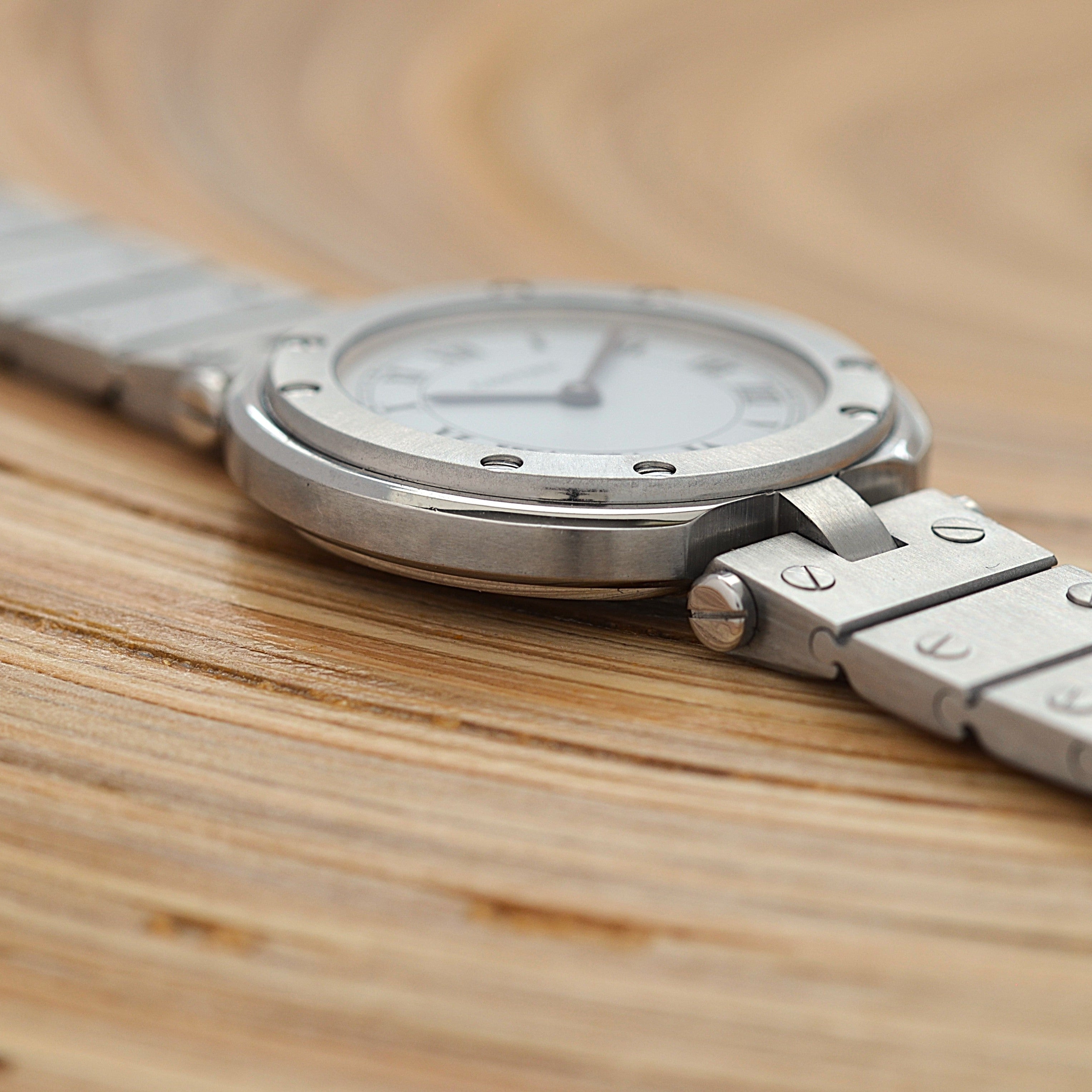 【Cartier】カルティエ サントスヴァンドームSM ステンレス カルティエコンプリートサービス済み