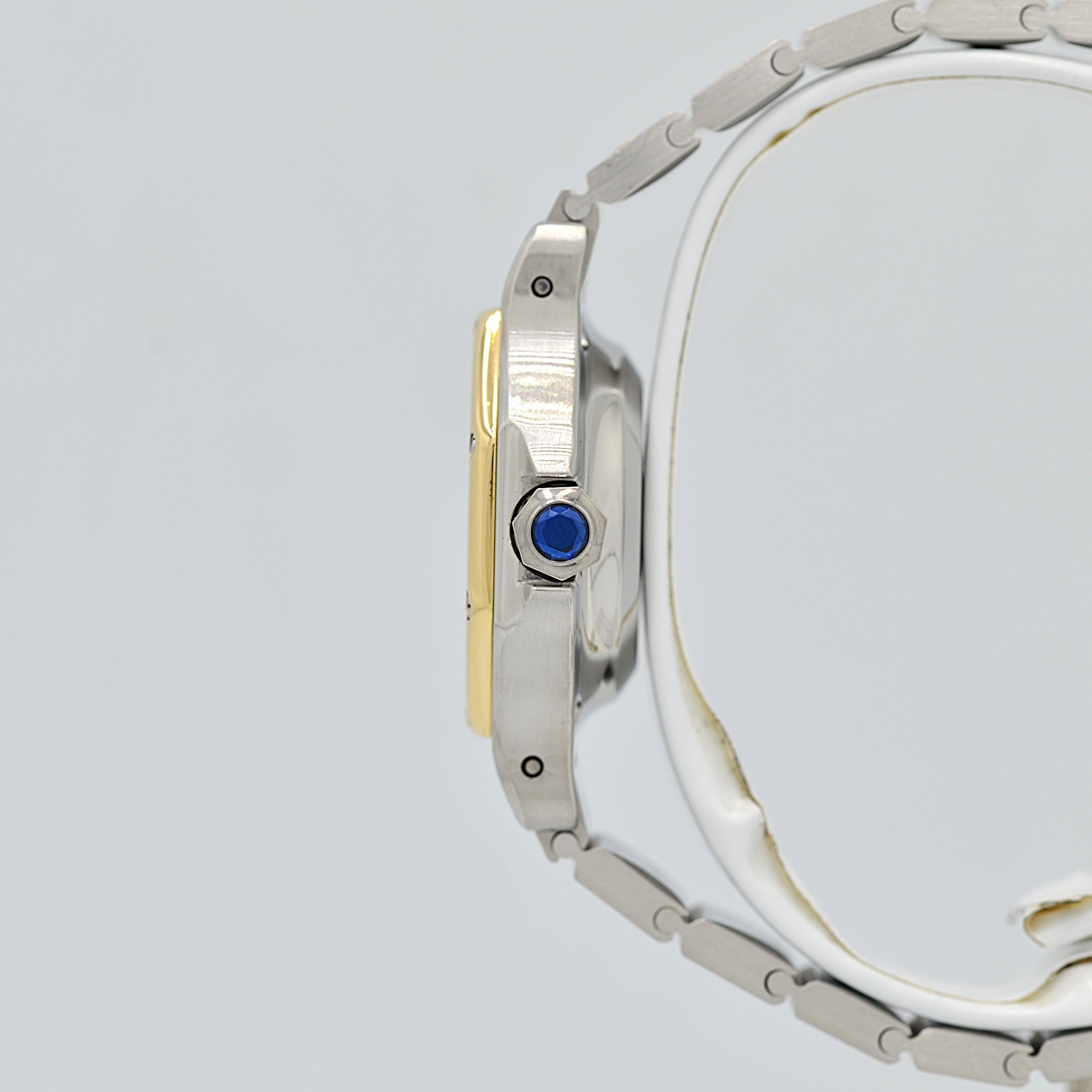 【Cartier】カルティエ サントスオクタゴンSM 18KYG×SS 永久保証書付き