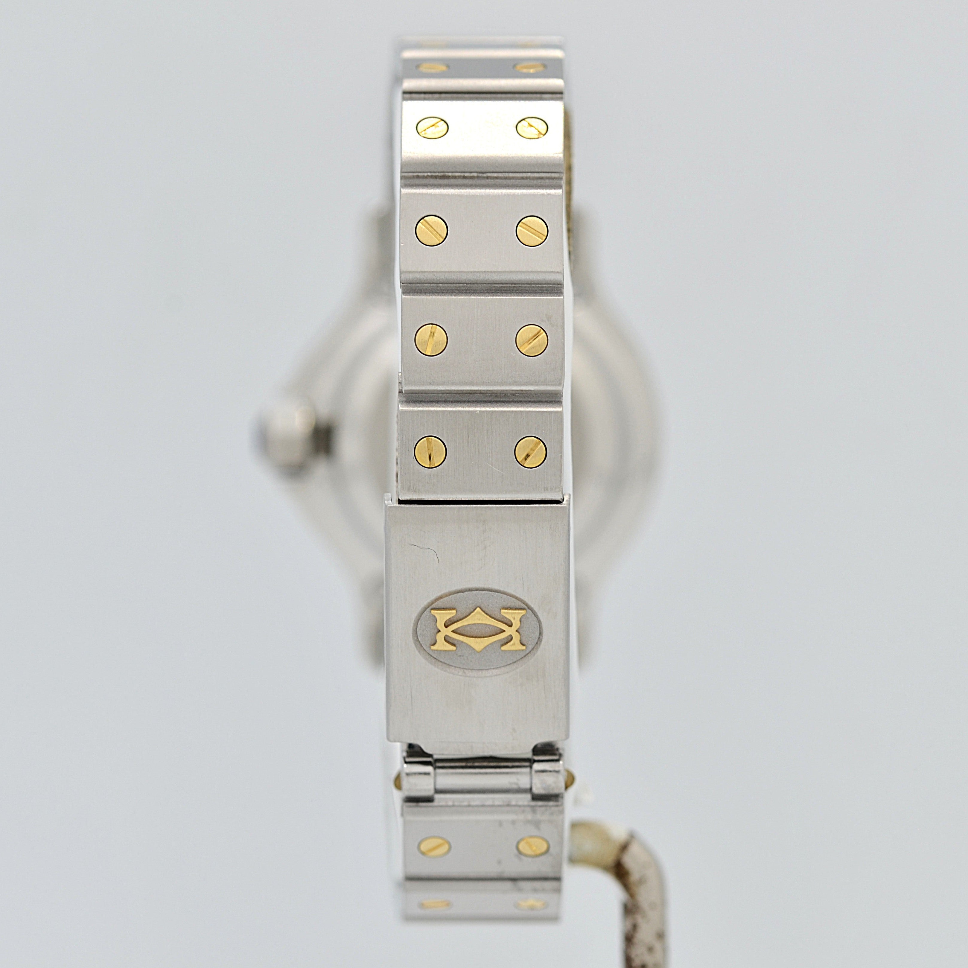 【Cartier】カルティエ サントスオクタゴンSM 18KYG×SS 永久保証書付き