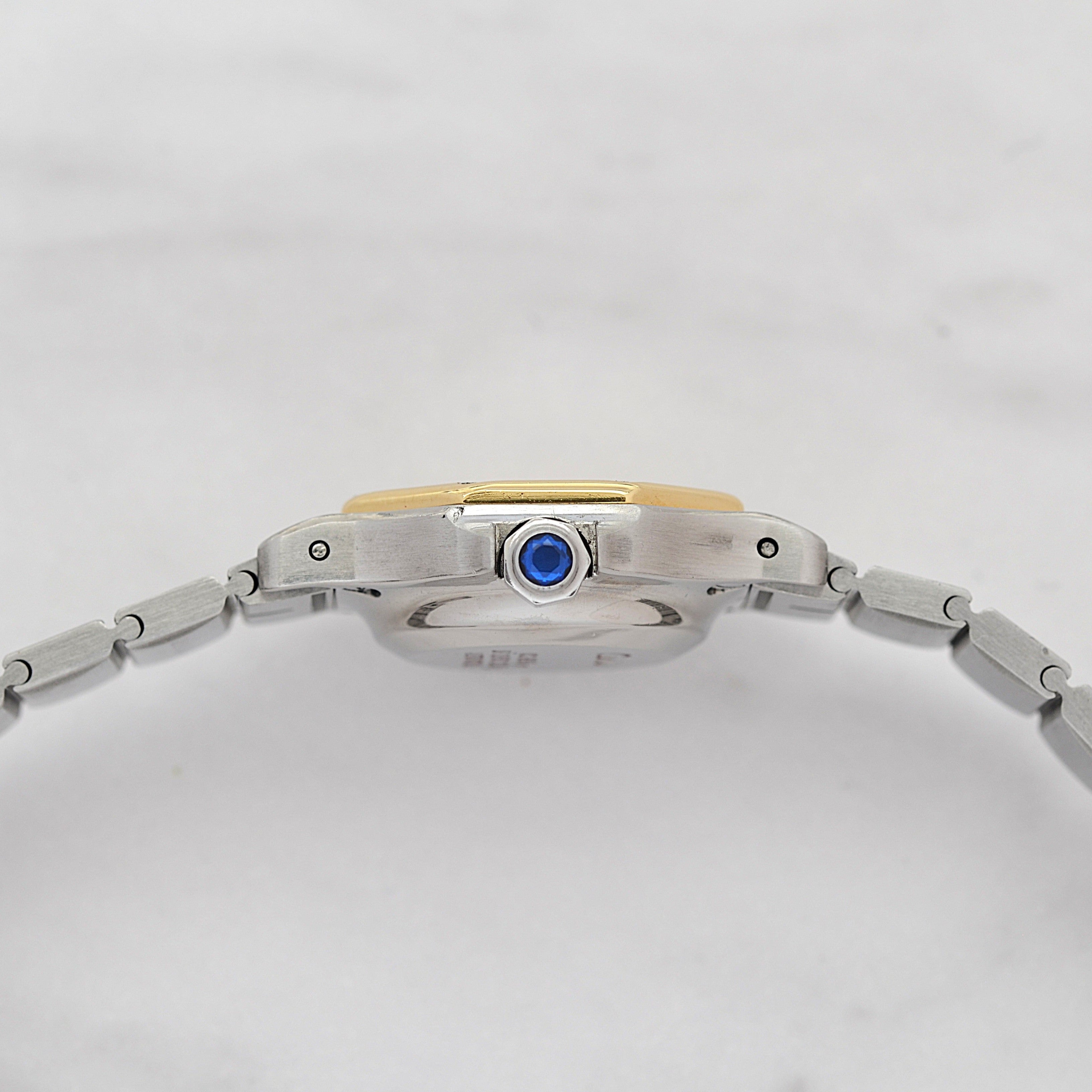 【Cartier】カルティエ サントスオクタゴンSM 18KYG×SS 「SWISS MADE」表記