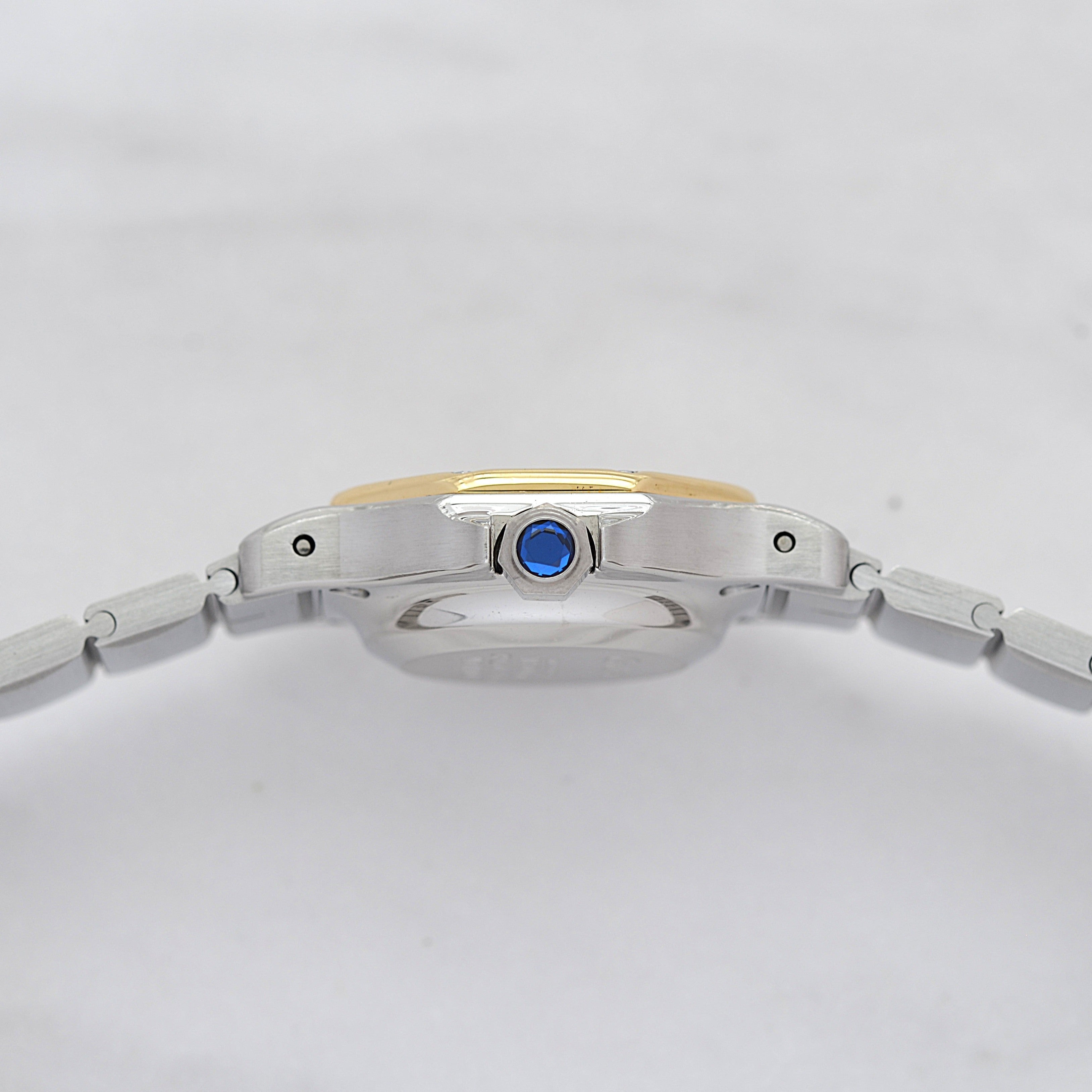 【Cartier】カルティエ サントスオクタゴンSM 18KYG×SS 永久保証書付き