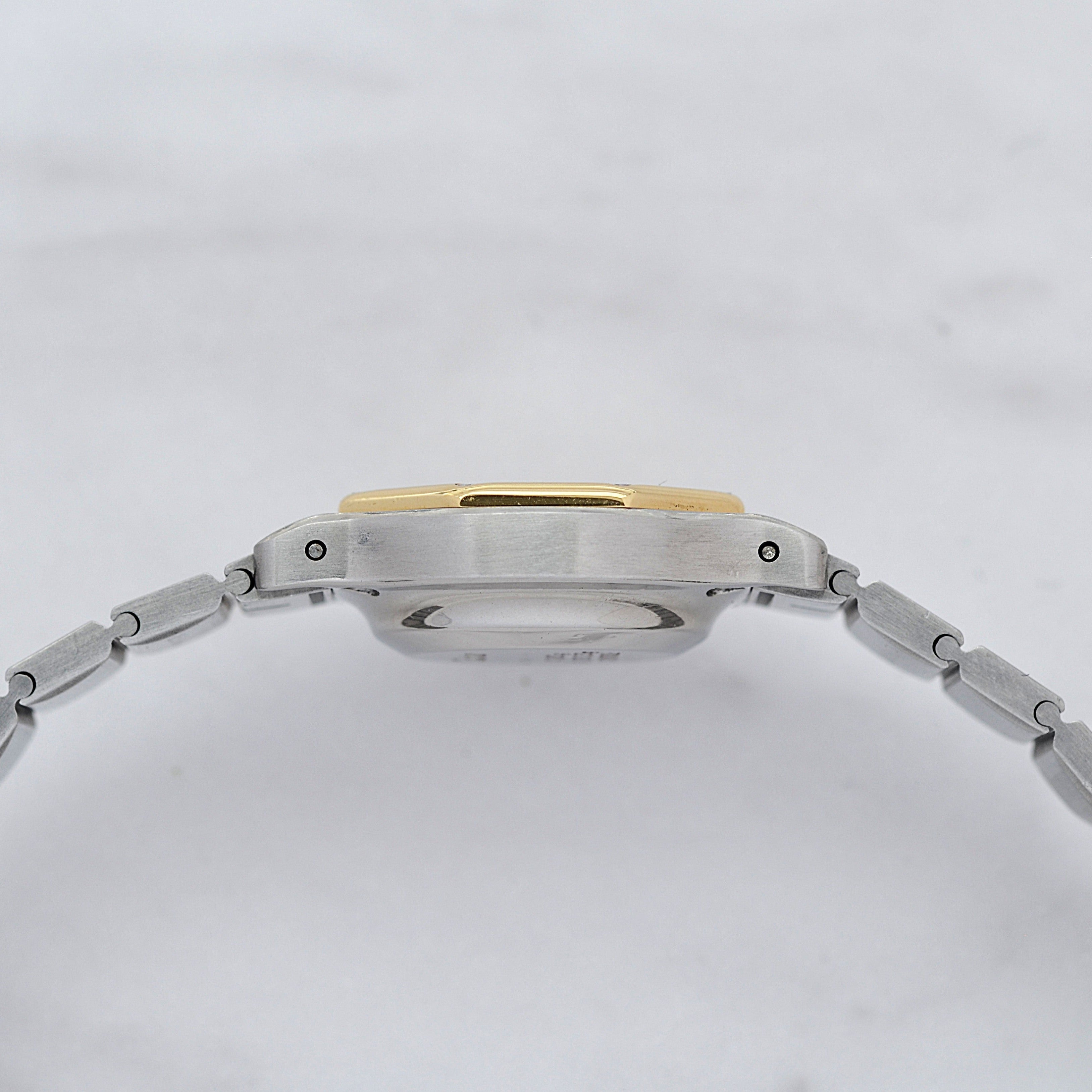 【Cartier】カルティエ サントスオクタゴンSM 18KYG×SS 「SWISS MADE」表記