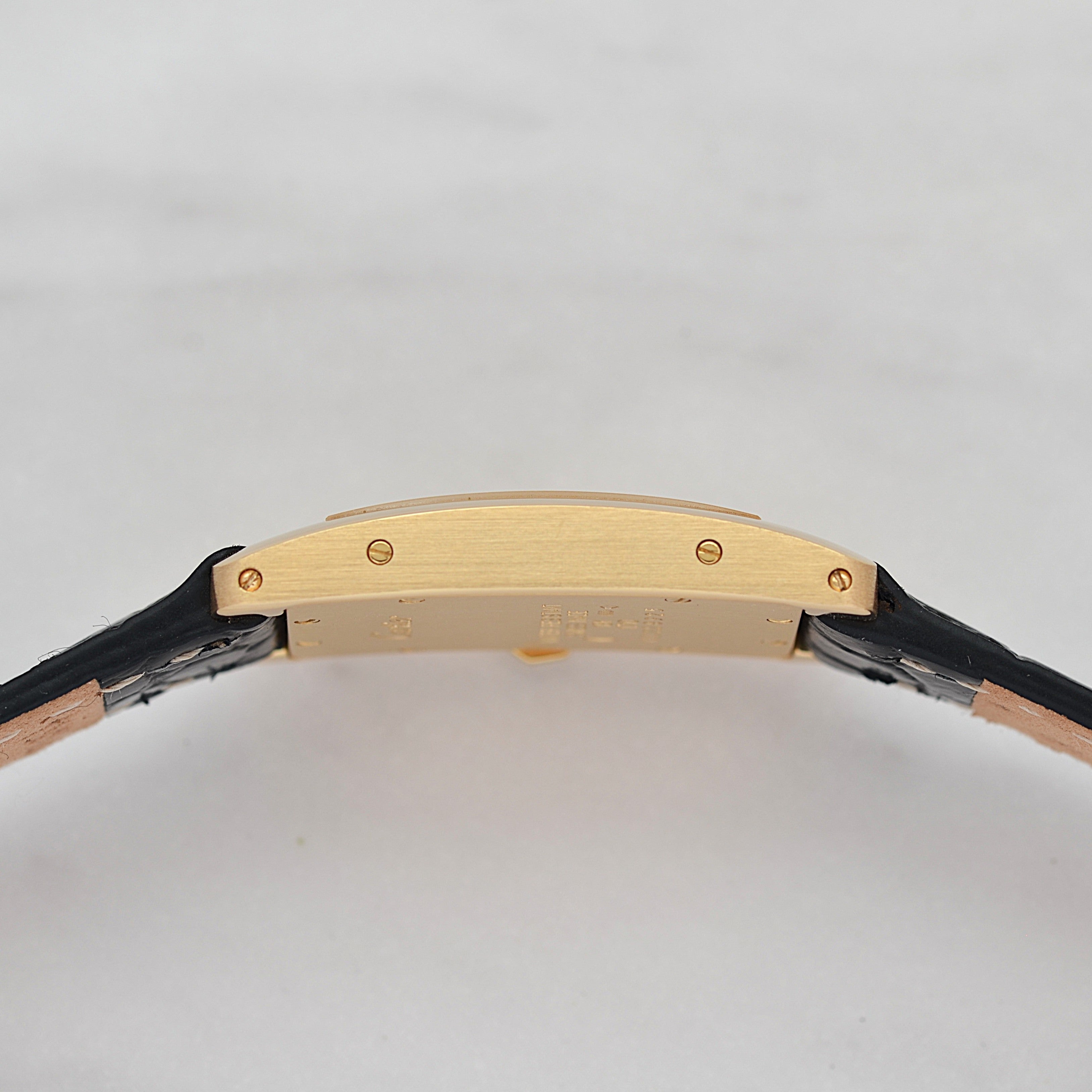 【Cartier】カルティエ タンクアメリカン SM18KYG 付属品付き カルティエコンプリートサービス済み