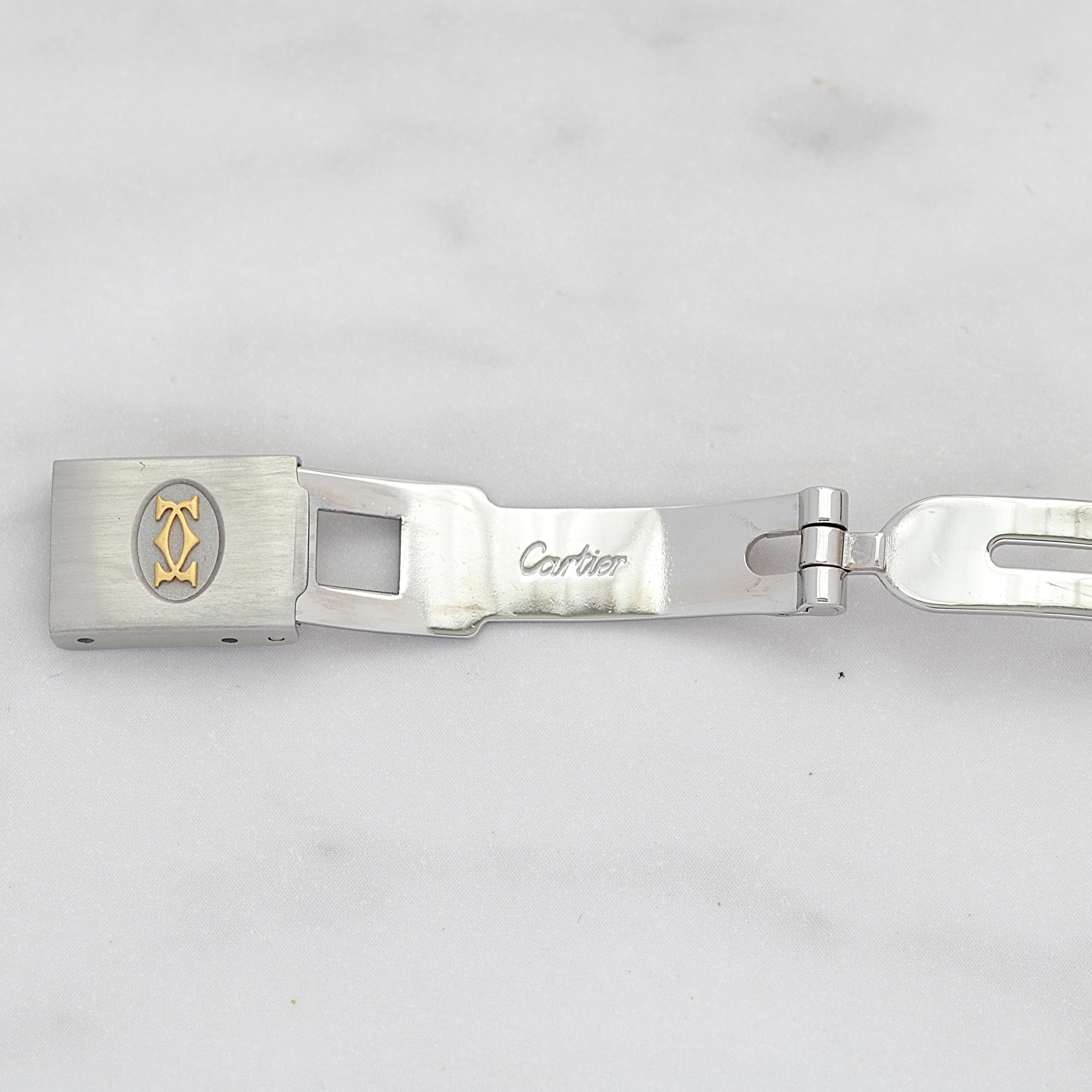 【Cartier】カルティエ サントスオクタゴンSM 18KYG×SS 永久保証書付き