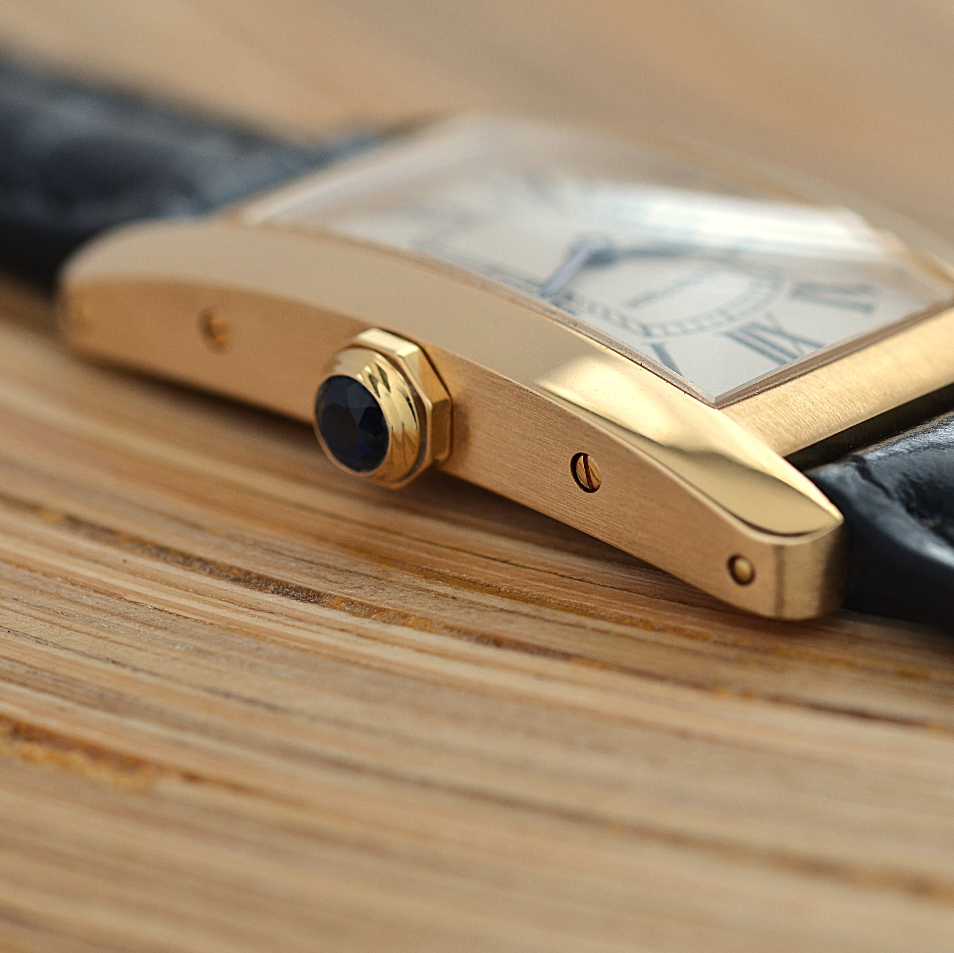 【Cartier】カルティエ タンクアメリカン SM18KYG 付属品付き カルティエコンプリートサービス済み