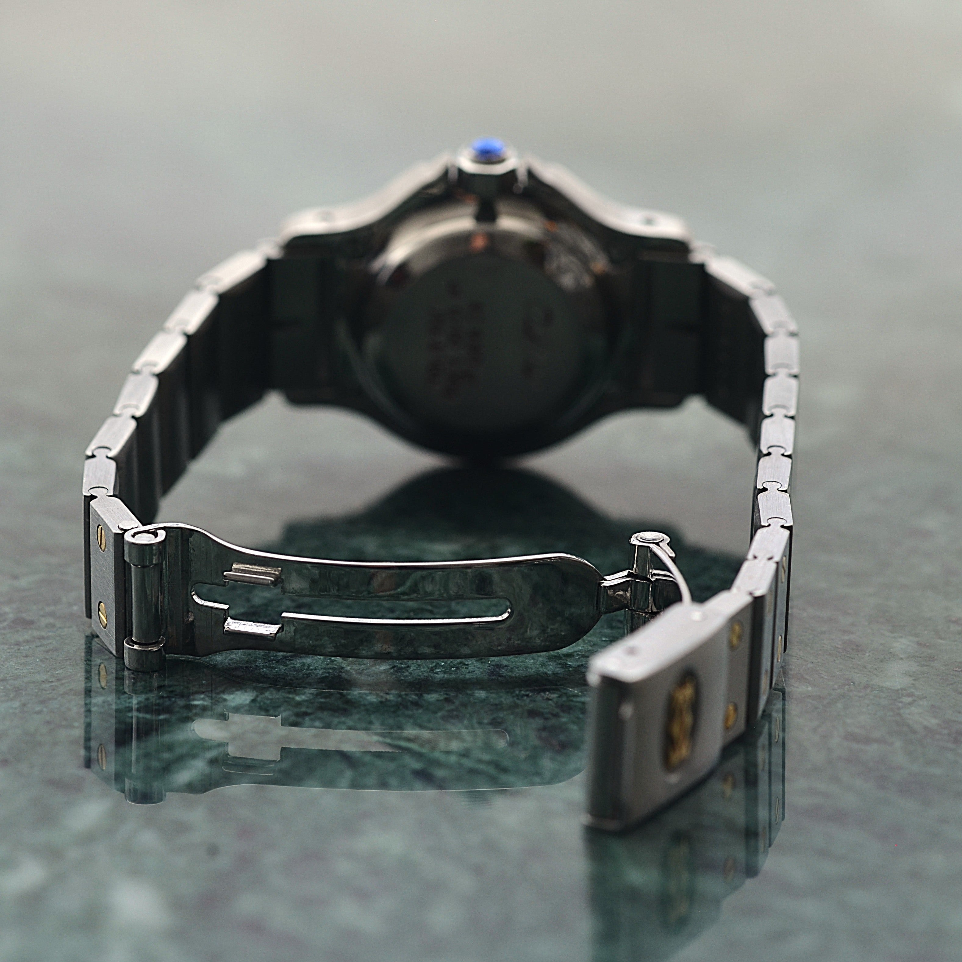 【Cartier】カルティエ サントスオクタゴンSM 18KYG×SS 「SWISS MADE」表記