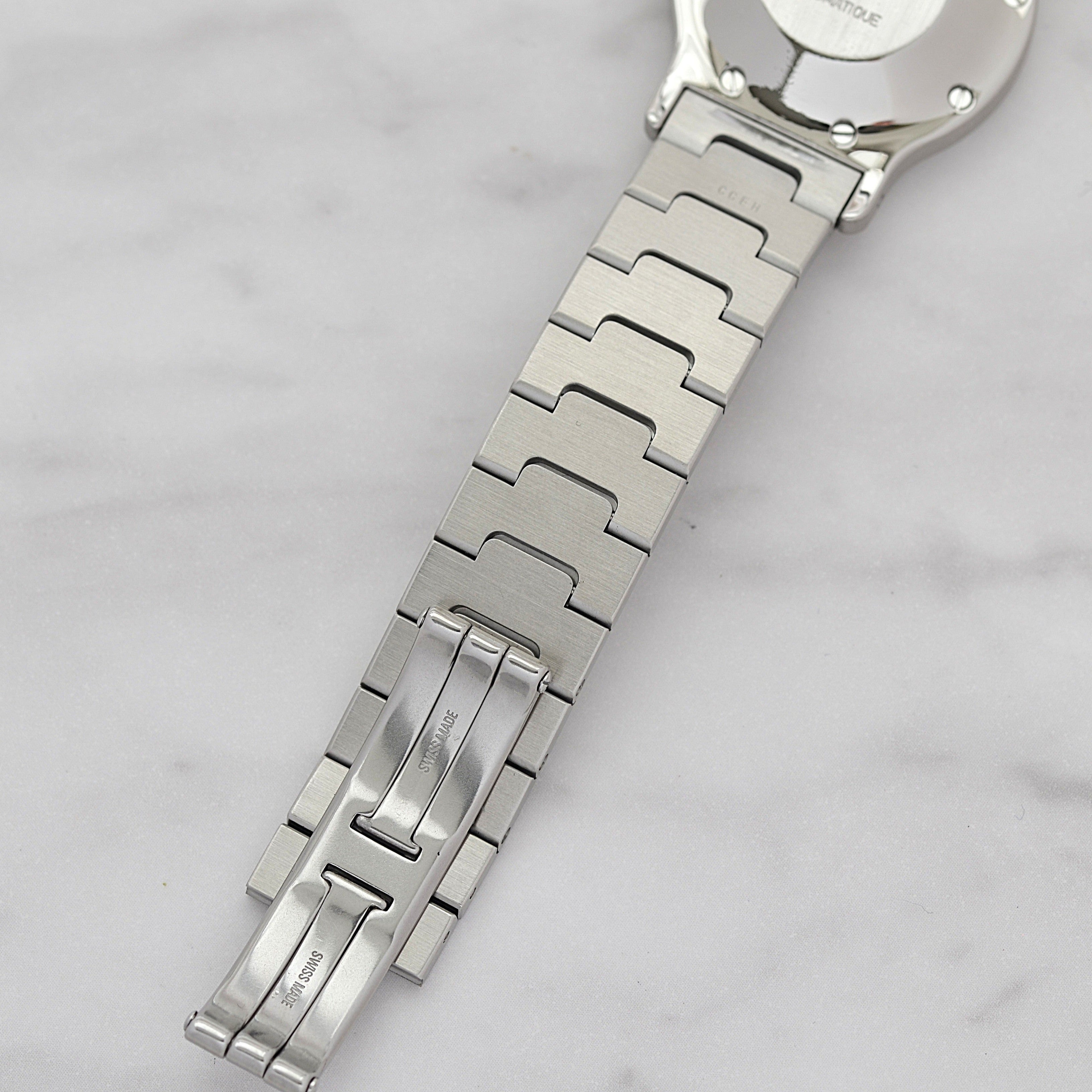 [Cartier] Cartier Santos Octagon LM Stainless Steel Folding Buckle Cartier Complete Service