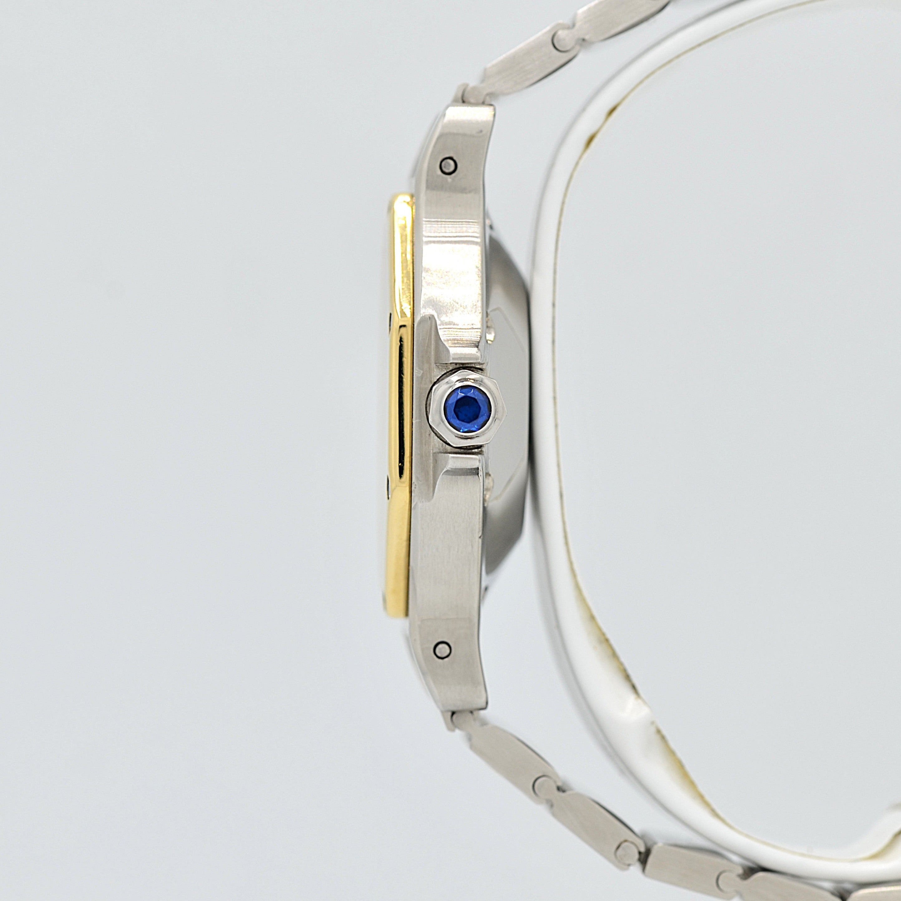 【Cartier】カルティエ サントスオクタゴンLM 18KYG×SS SWISS MADE 表記