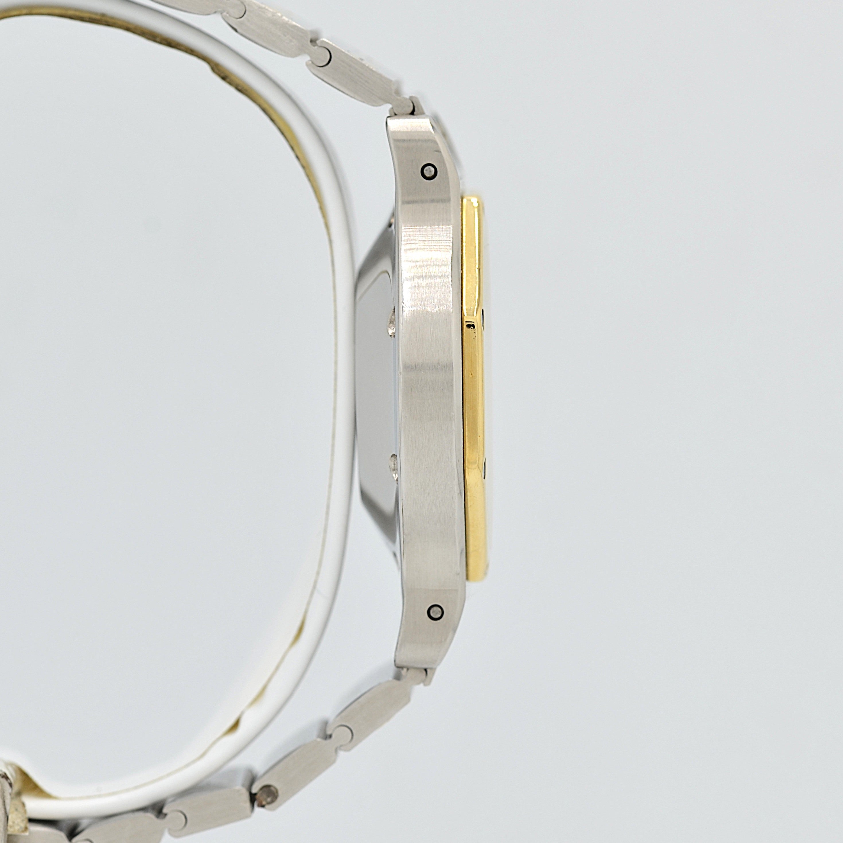 【Cartier】カルティエ サントスオクタゴンLM 18KYG×SS SWISS MADE 表記